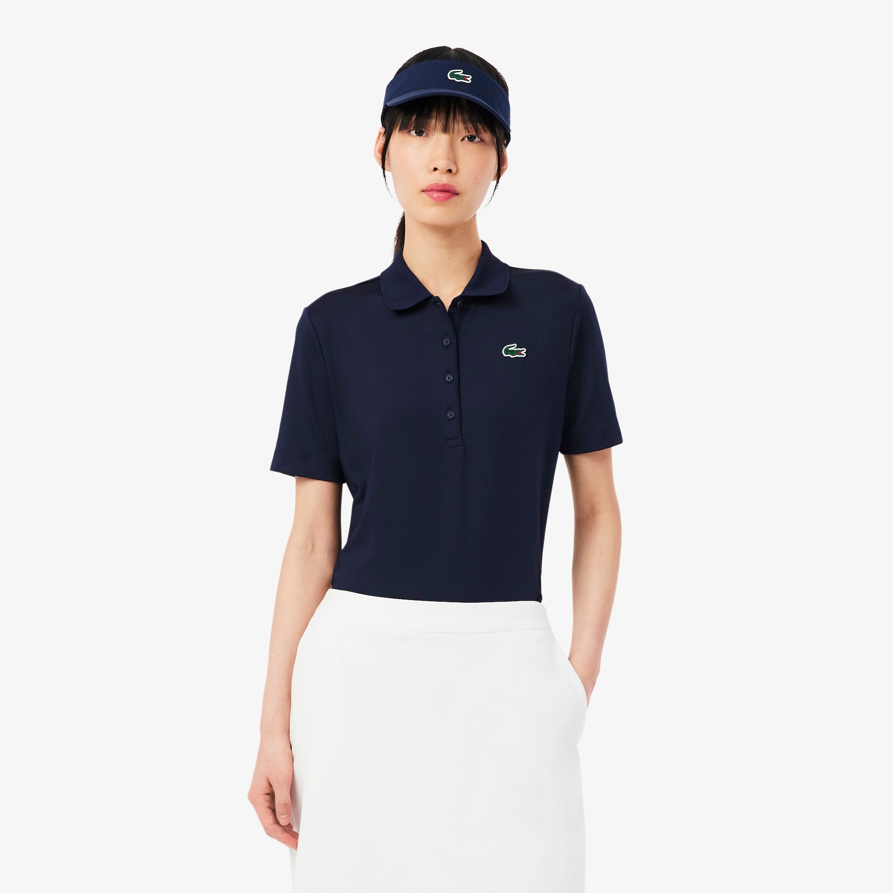 Slim Fit UV Protect Stretch Golf Polo Shirt image number 0