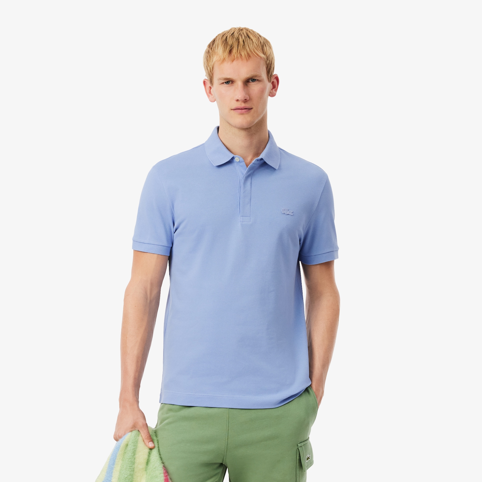 Regular Fit Paris Stretch Piqué Polo Shirt image number 0