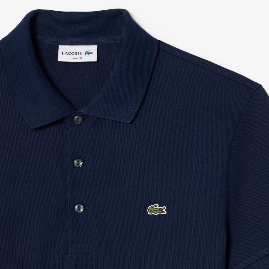 Slim Fit Stretch Piqu&eacute; Polo Shirt image number 4