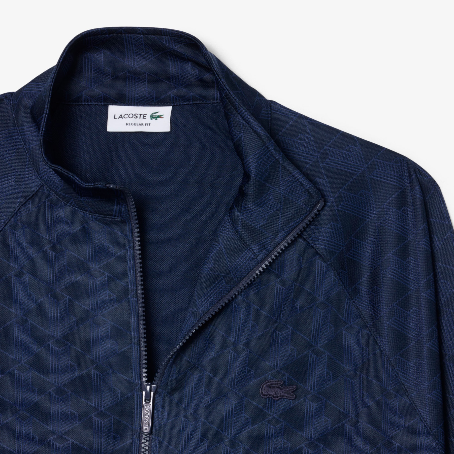 Monogram Jacquard Zipped Jacket image number 1