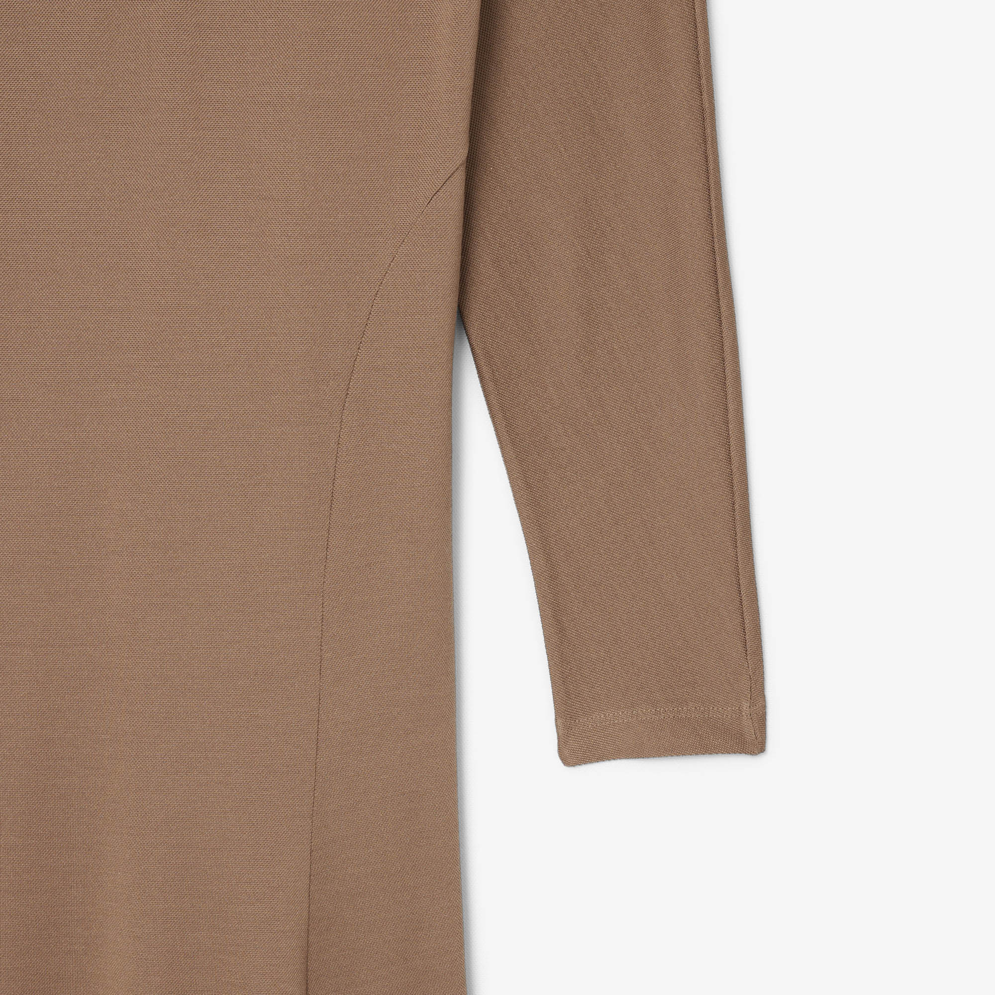 Runway Polo Collar Silk Maxi Dress image number 7