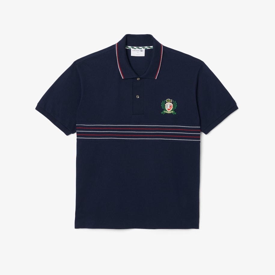 Classic Fit L.12.12 Embroidered Shield Polo Shirt image number 3