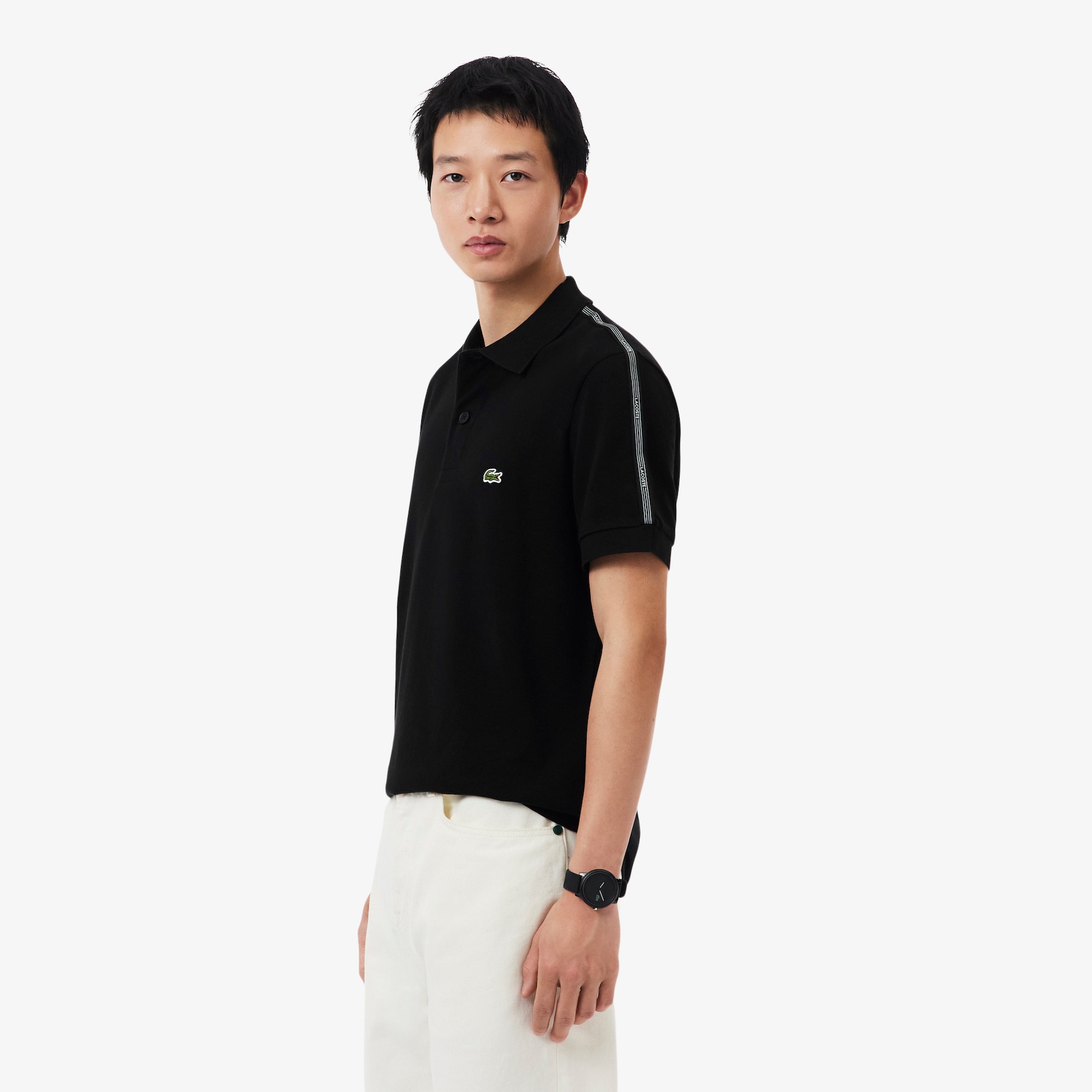 Regular Fit Logo Stripe Polo Shirt image number 0