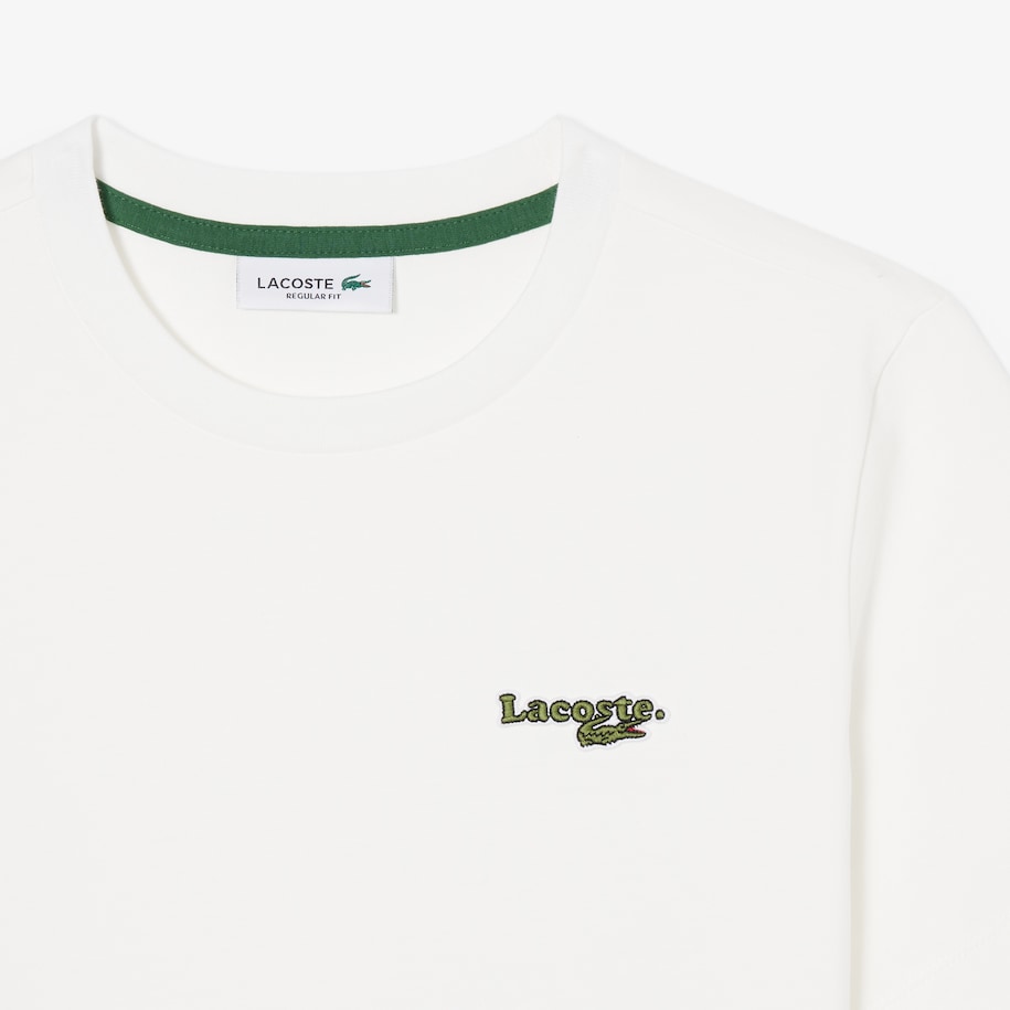 Cotton Badge T-shirt image number 4