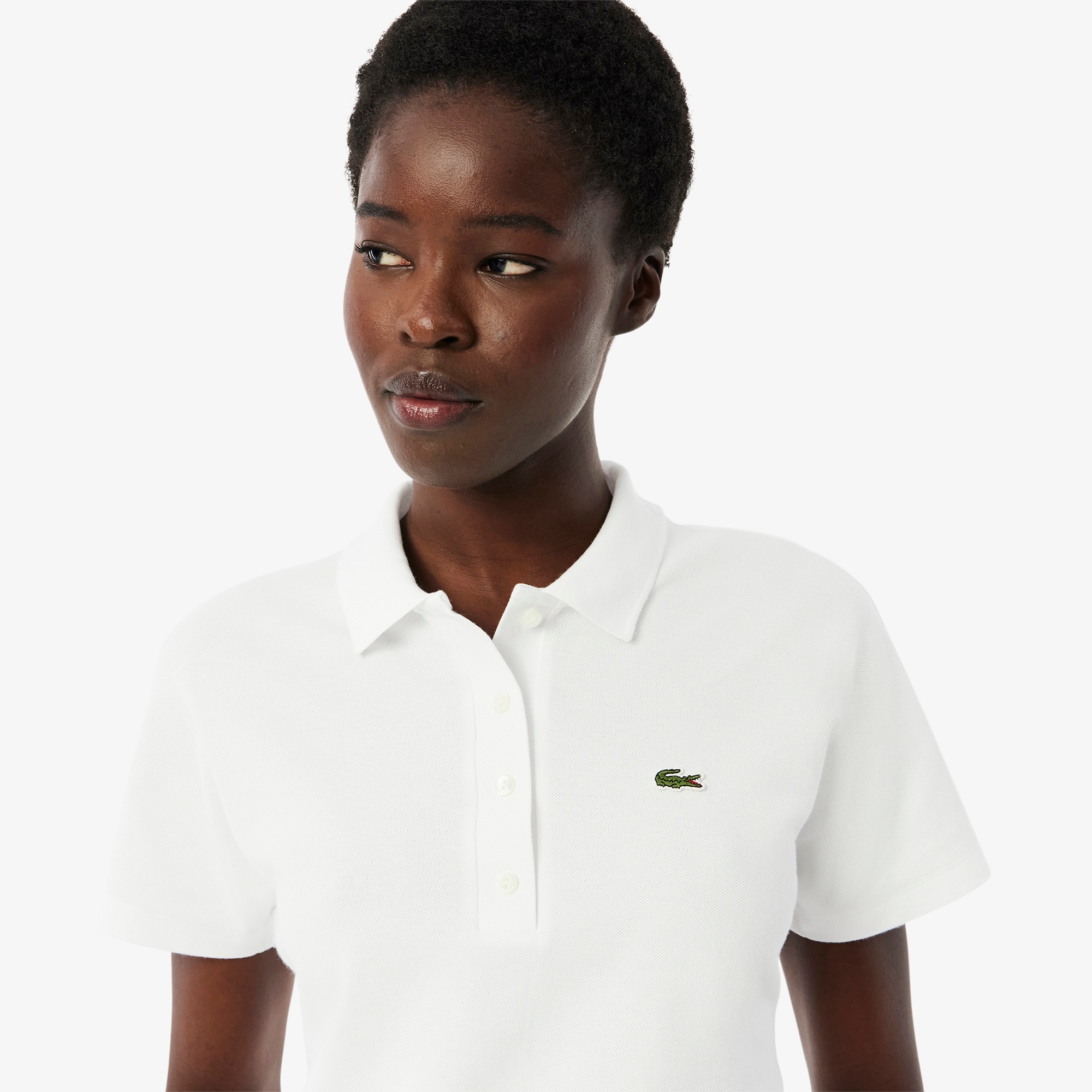 Slim Fit Adjustable Piqu&eacute; Polo Shirt image number 1
