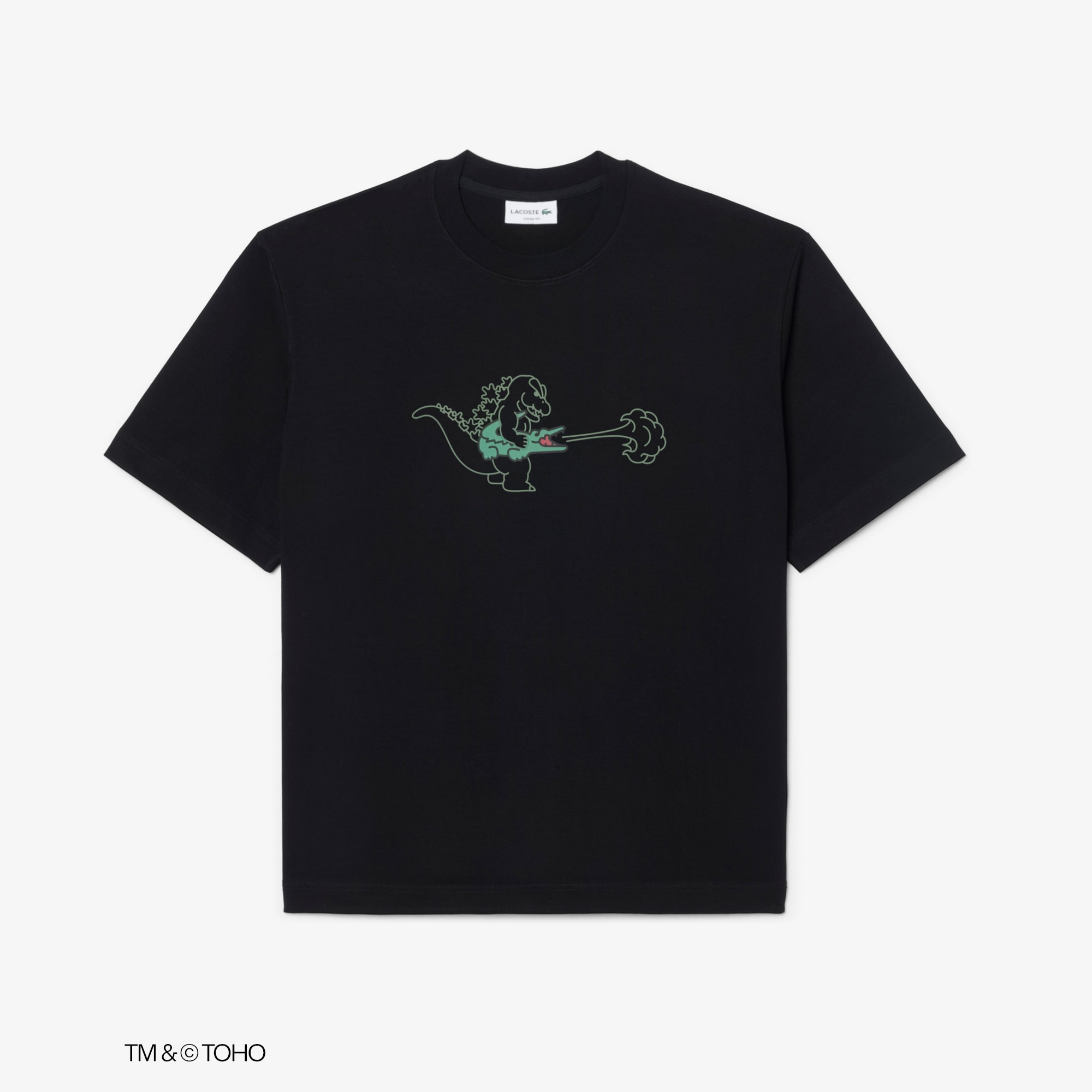 T-shirt Lacoste & Godzilla image number 3