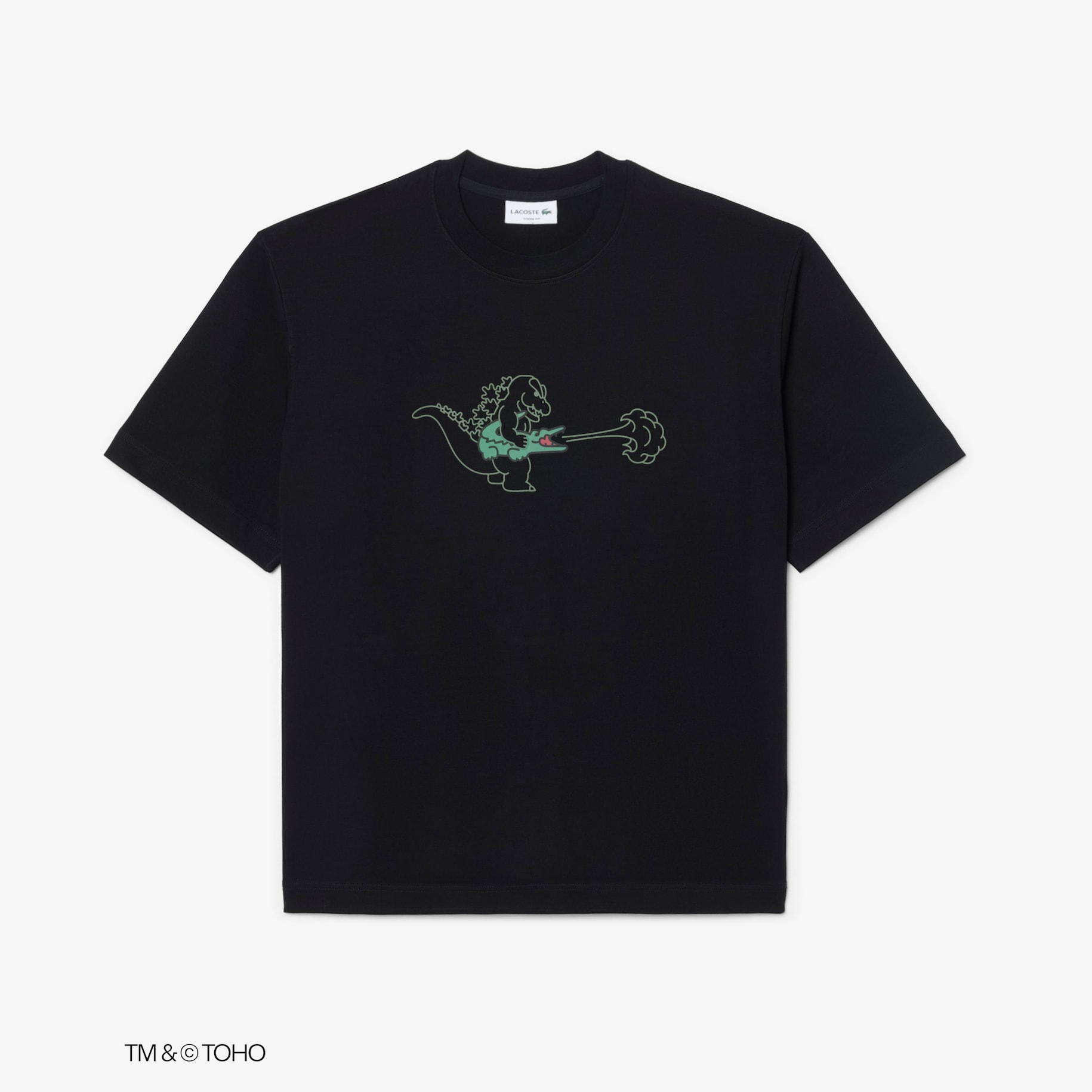 T-shirt Lacoste & Godzilla image number 3