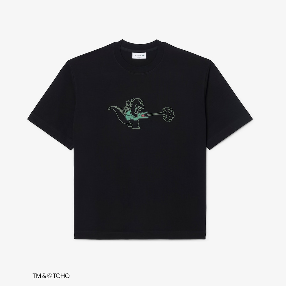 T-shirt Lacoste & Godzilla image number 3