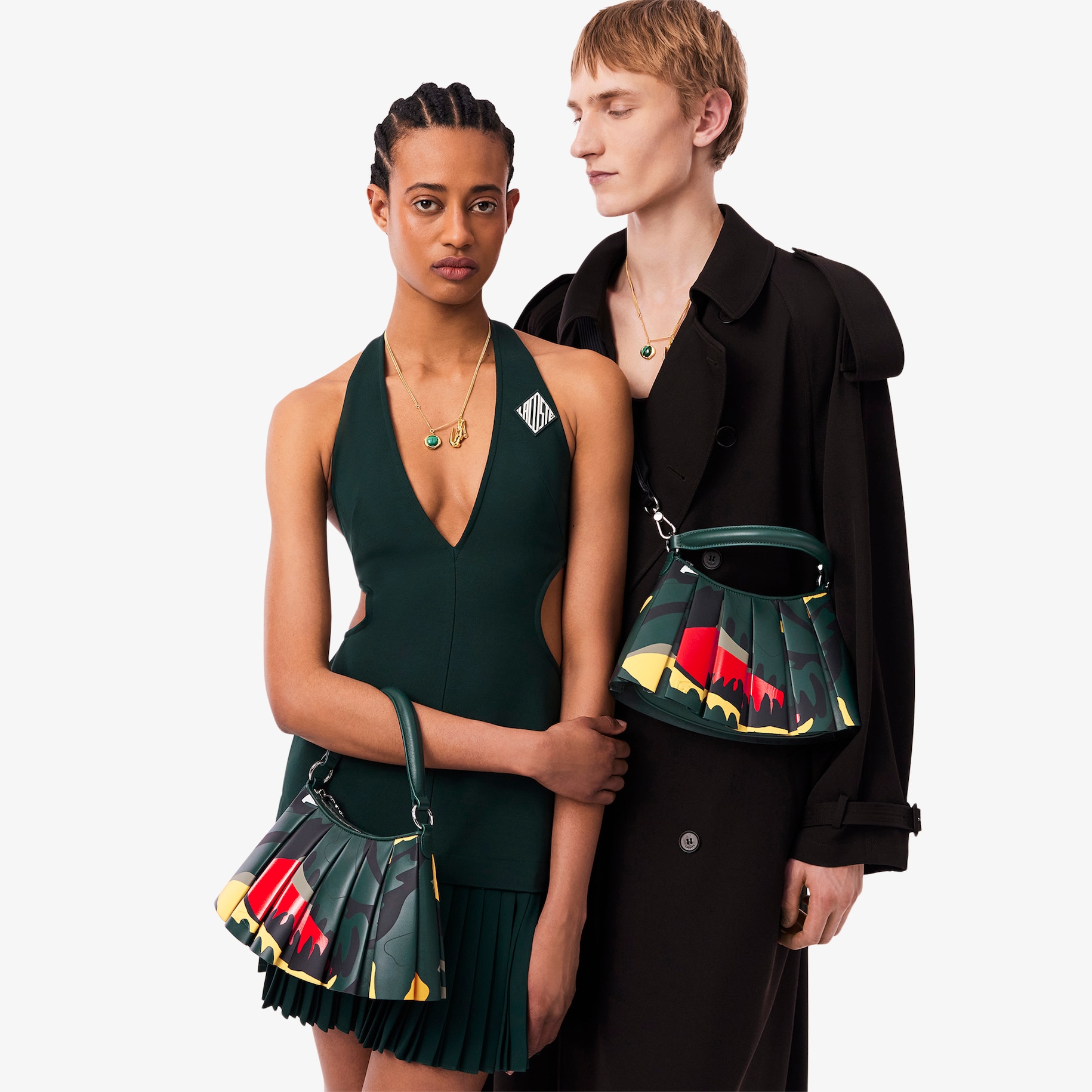 Small Runway Lenglen Crocodile Print Leather Bag image number 6