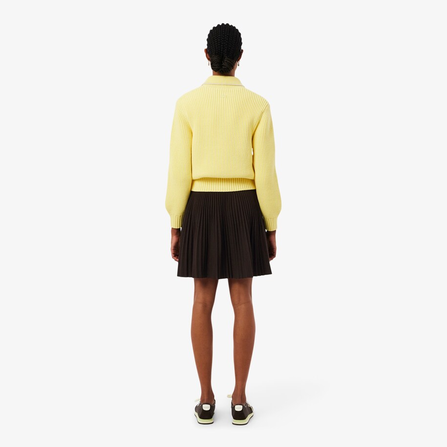 Short Pleated Mesh Skirt image number 2