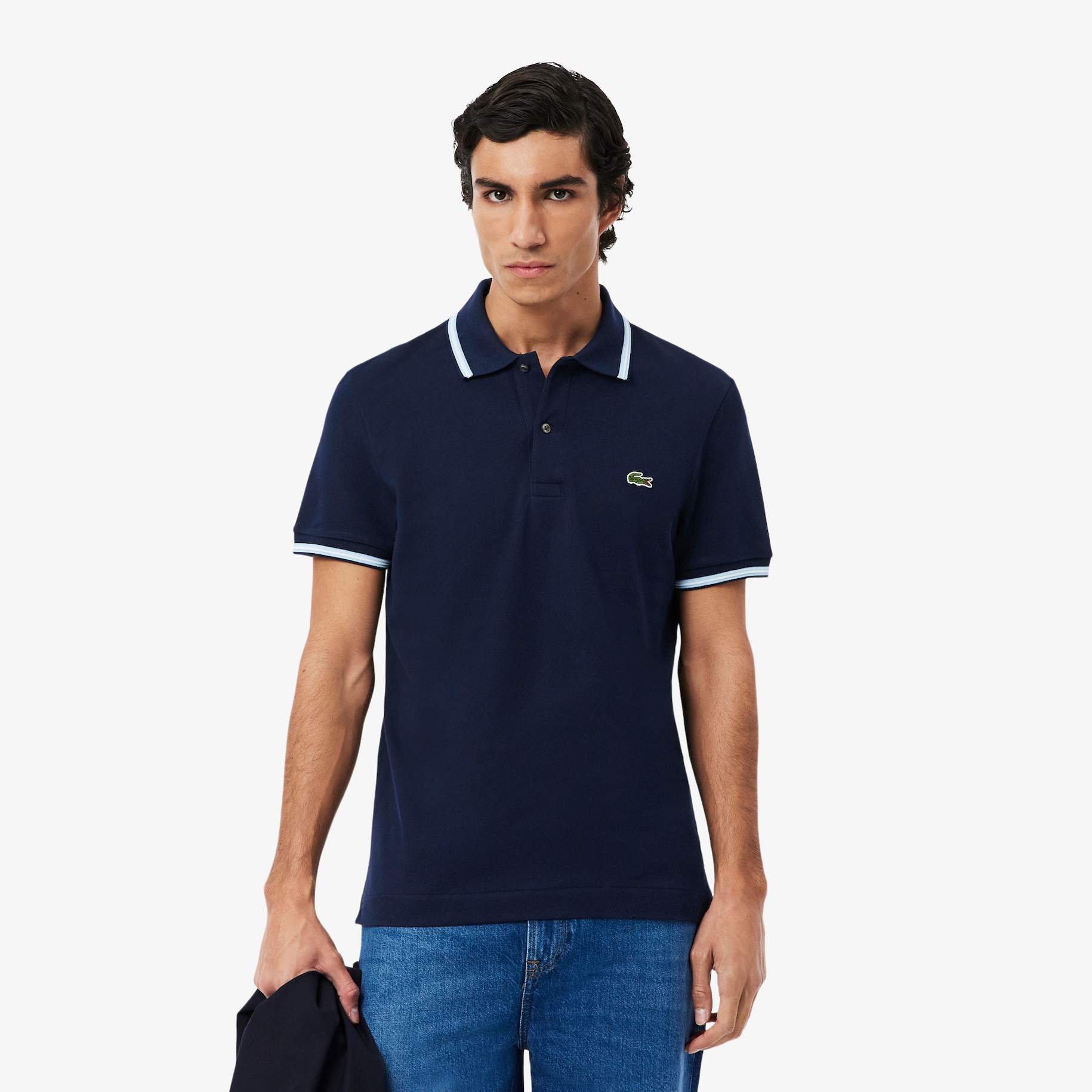 Regular Fit L.12.12 Petit Piqu&eacute; Polo Shirt image number 0