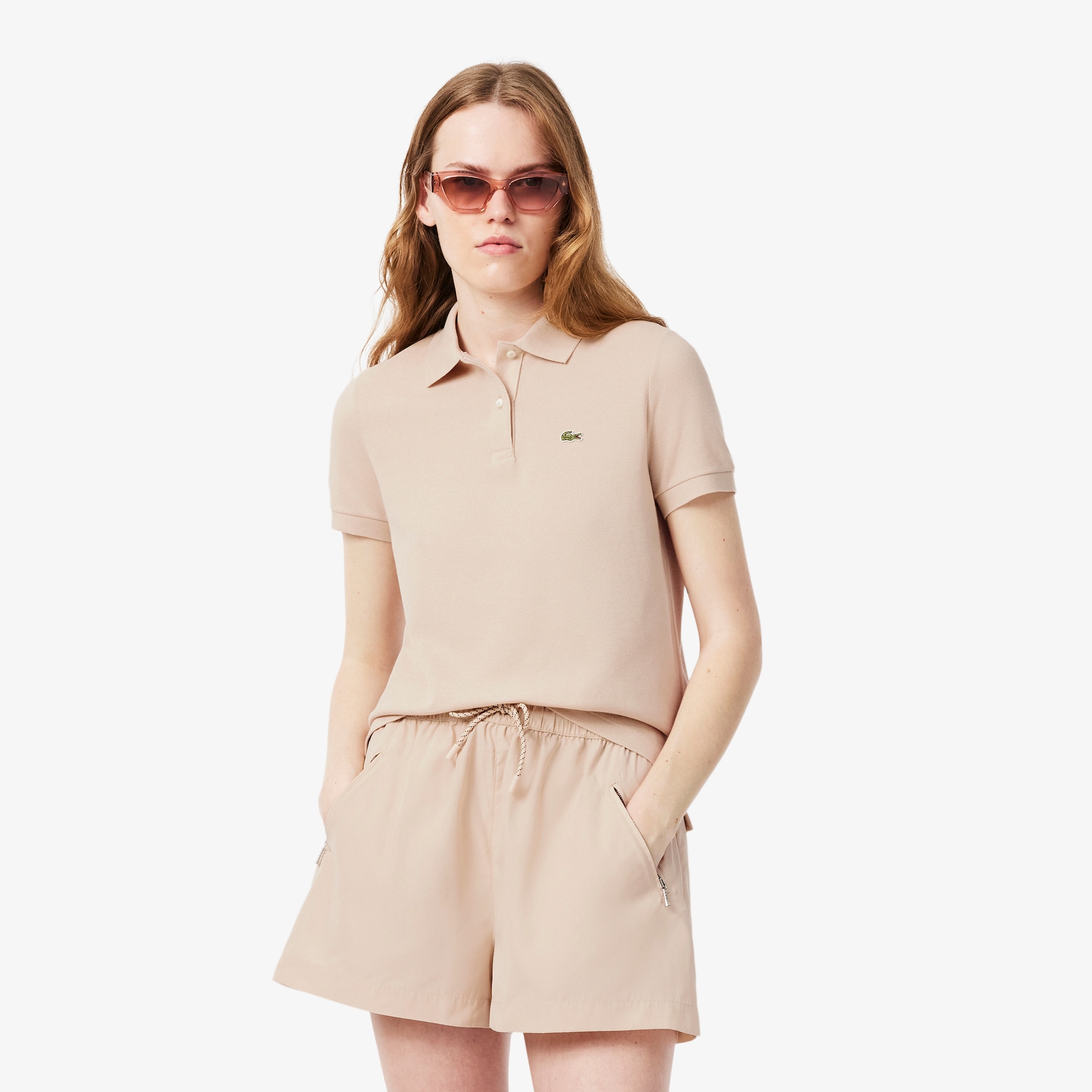 Women's Lacoste Regular Fit Soft Cotton Petit Piqu&eacute; Polo Shirt image number 0