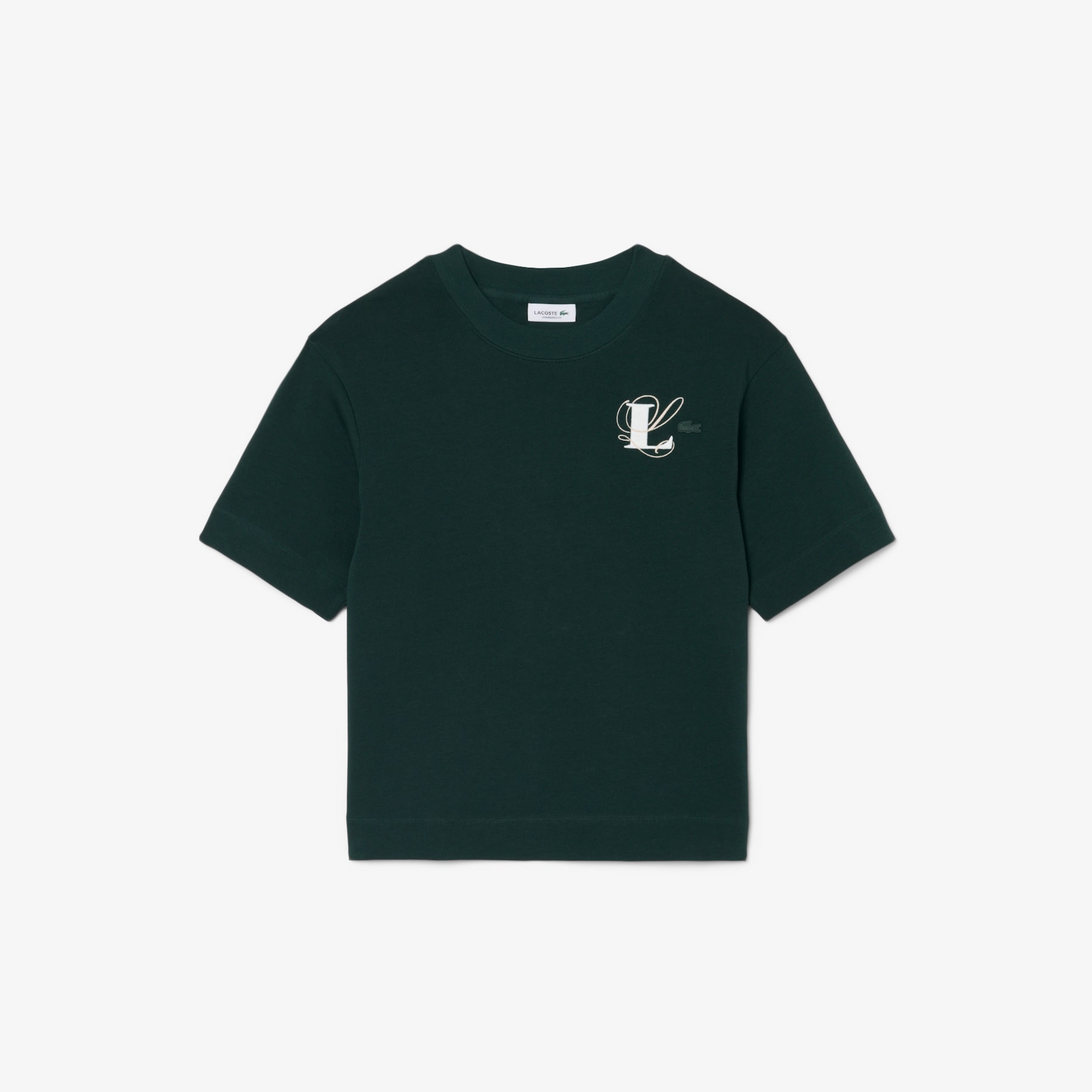 Oversized Embroidery Detail Jersey T-shirt image number 3