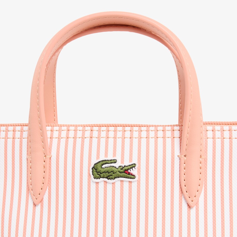 Mini Striped L.12.12 Concept Tote image number 4