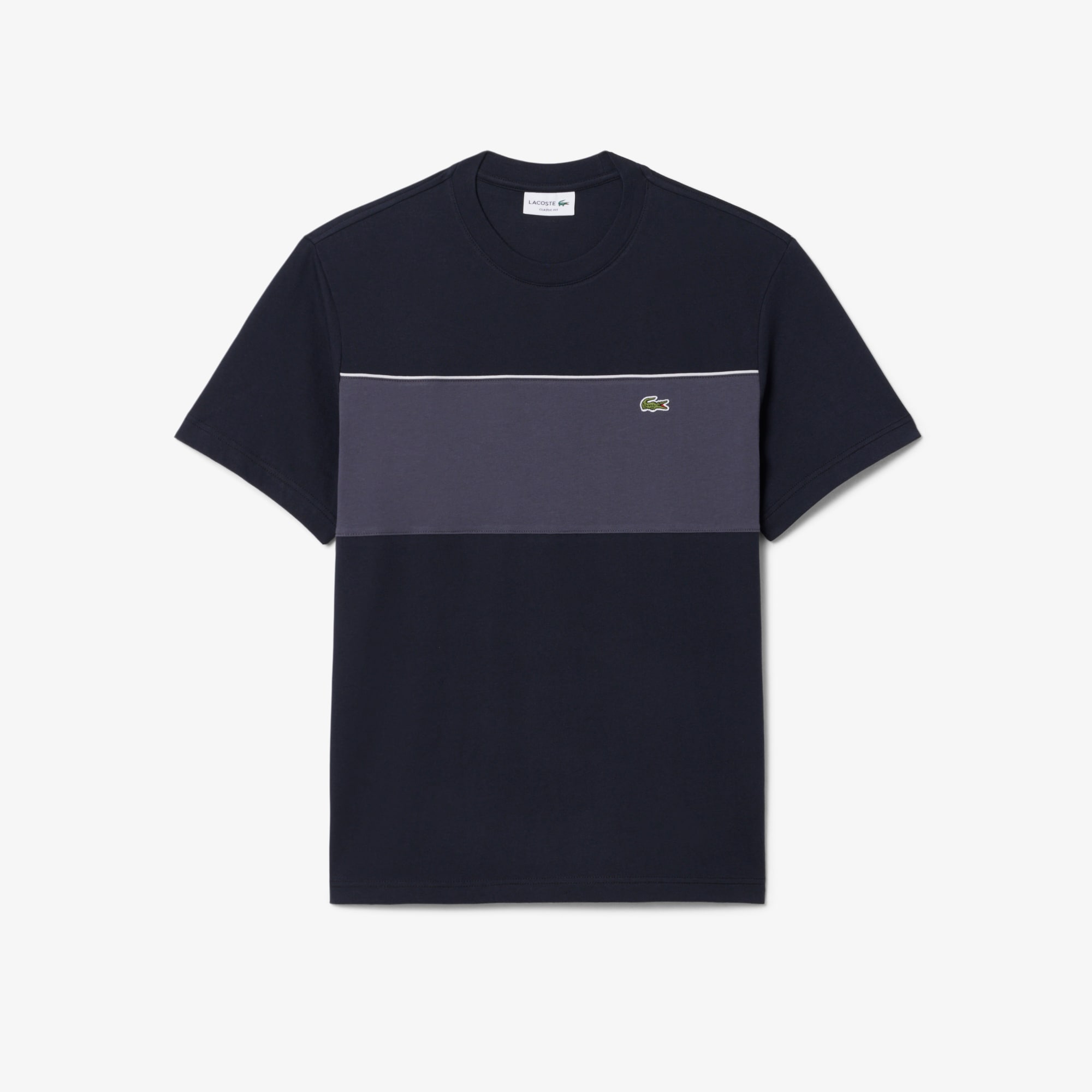 Colour-Block Cotton T-shirt image number 3