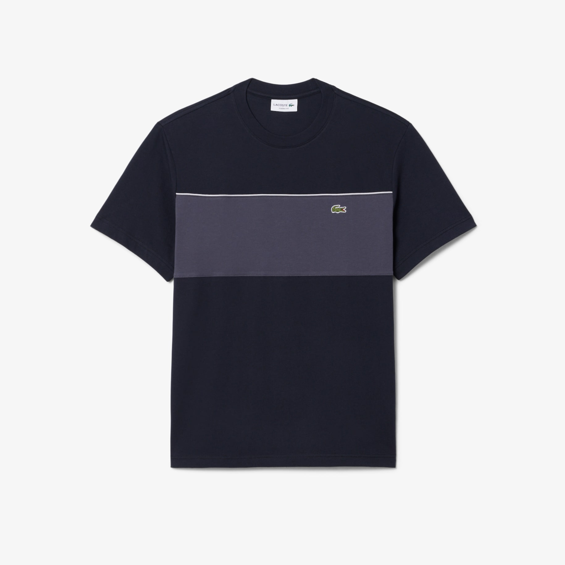 Colour-Block Cotton T-shirt image number 3