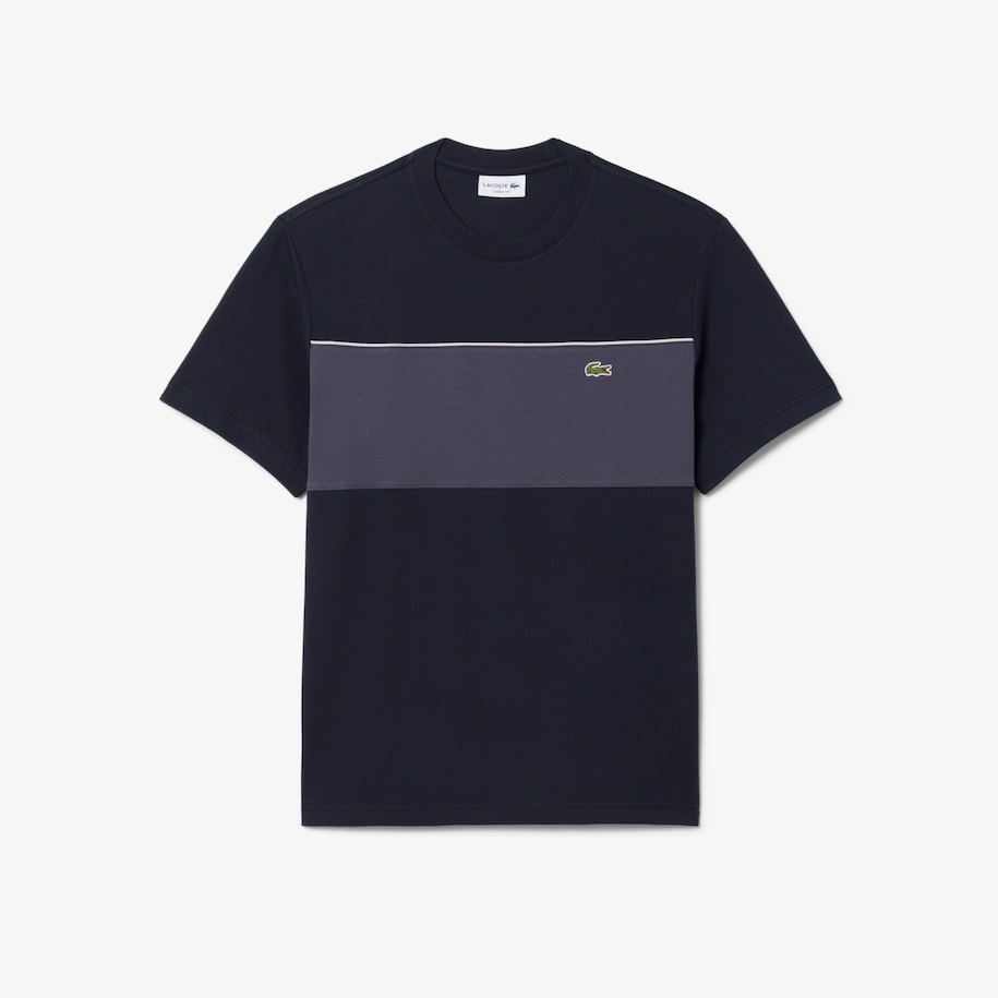 Colour-Block Cotton T-shirt image number 3