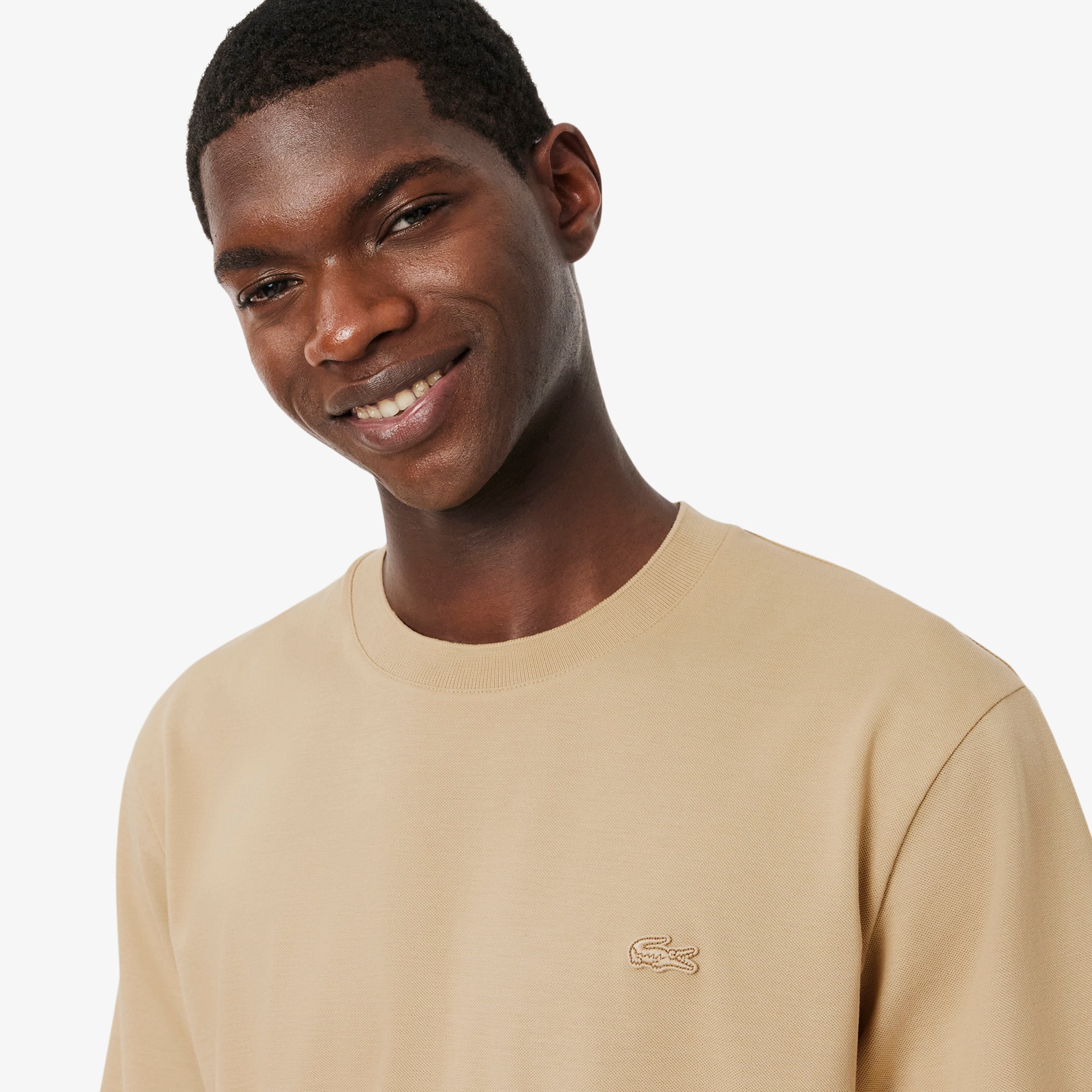 Pima Cotton Piqu&eacute; T-shirt image number 1