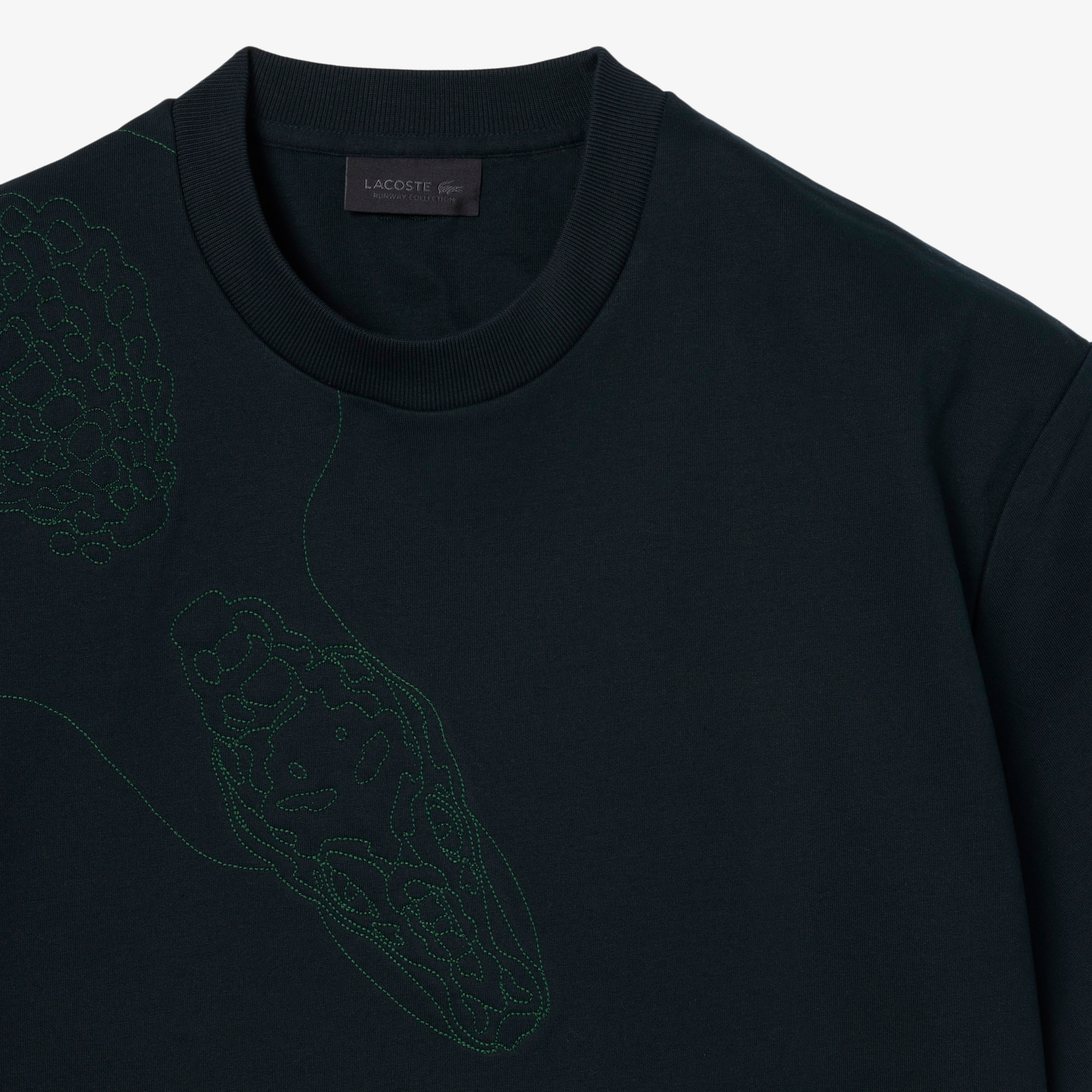 Runway Embroidered Crocodile T-shirt image number 5