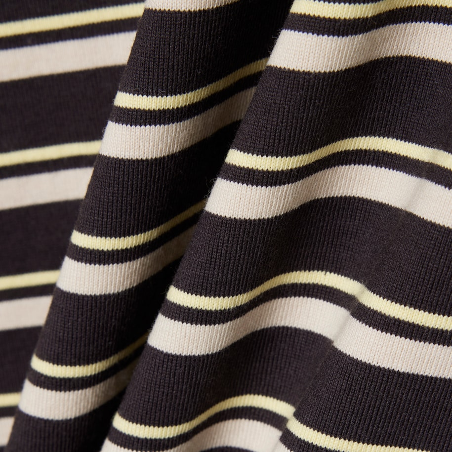 Long Sleeved Striped Jersey T-shirt image number 2