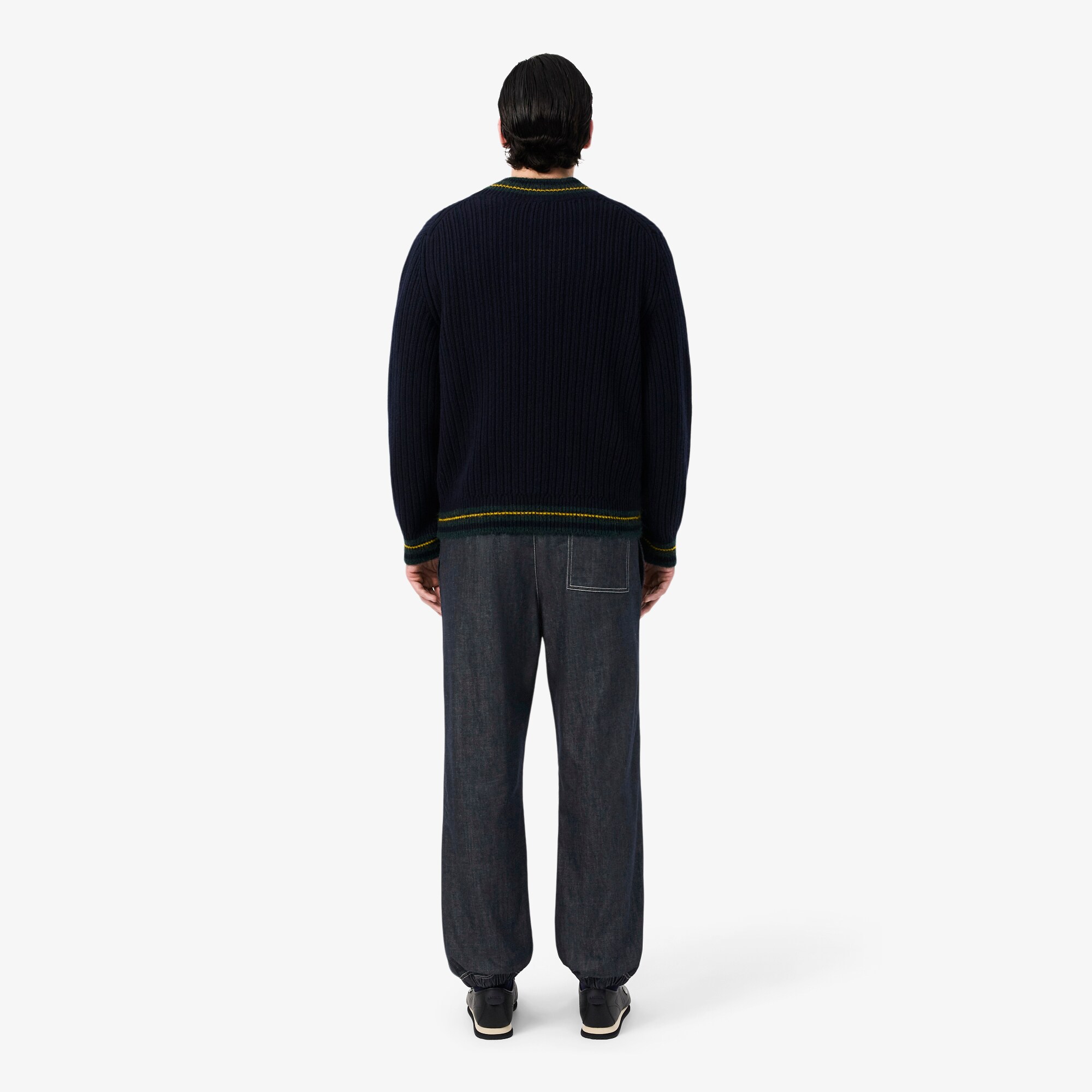 Relaxed Fit Elasticated Waist Denim Pants image number 2