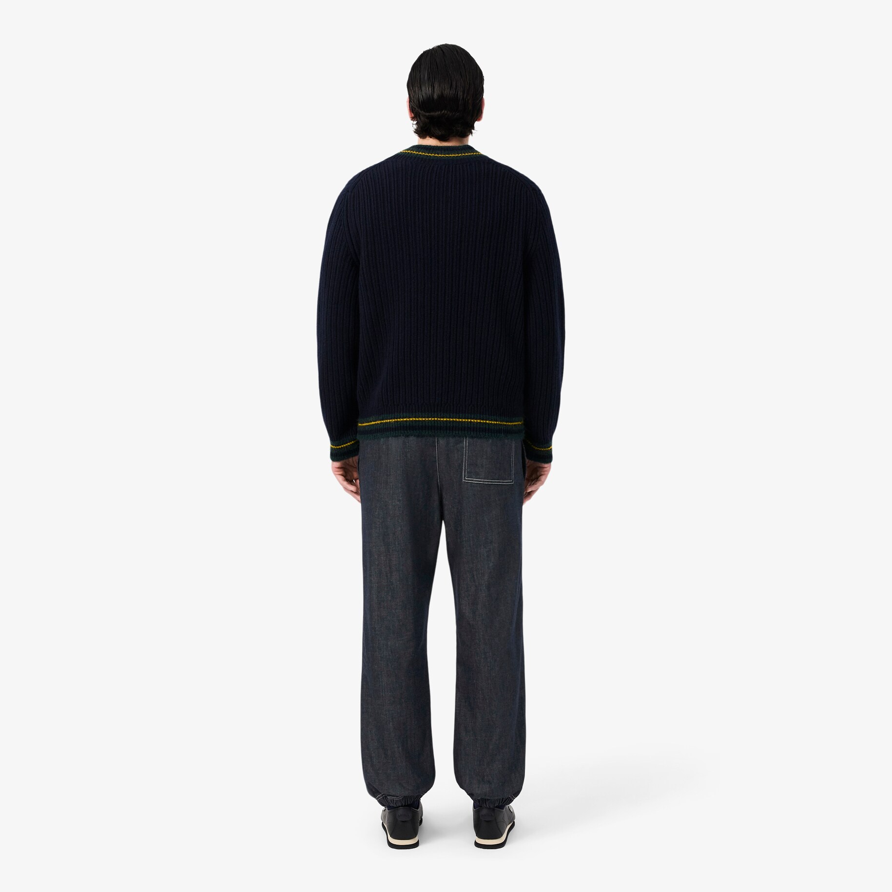 Relaxed Fit Elasticated Waist Denim Pants image number 2