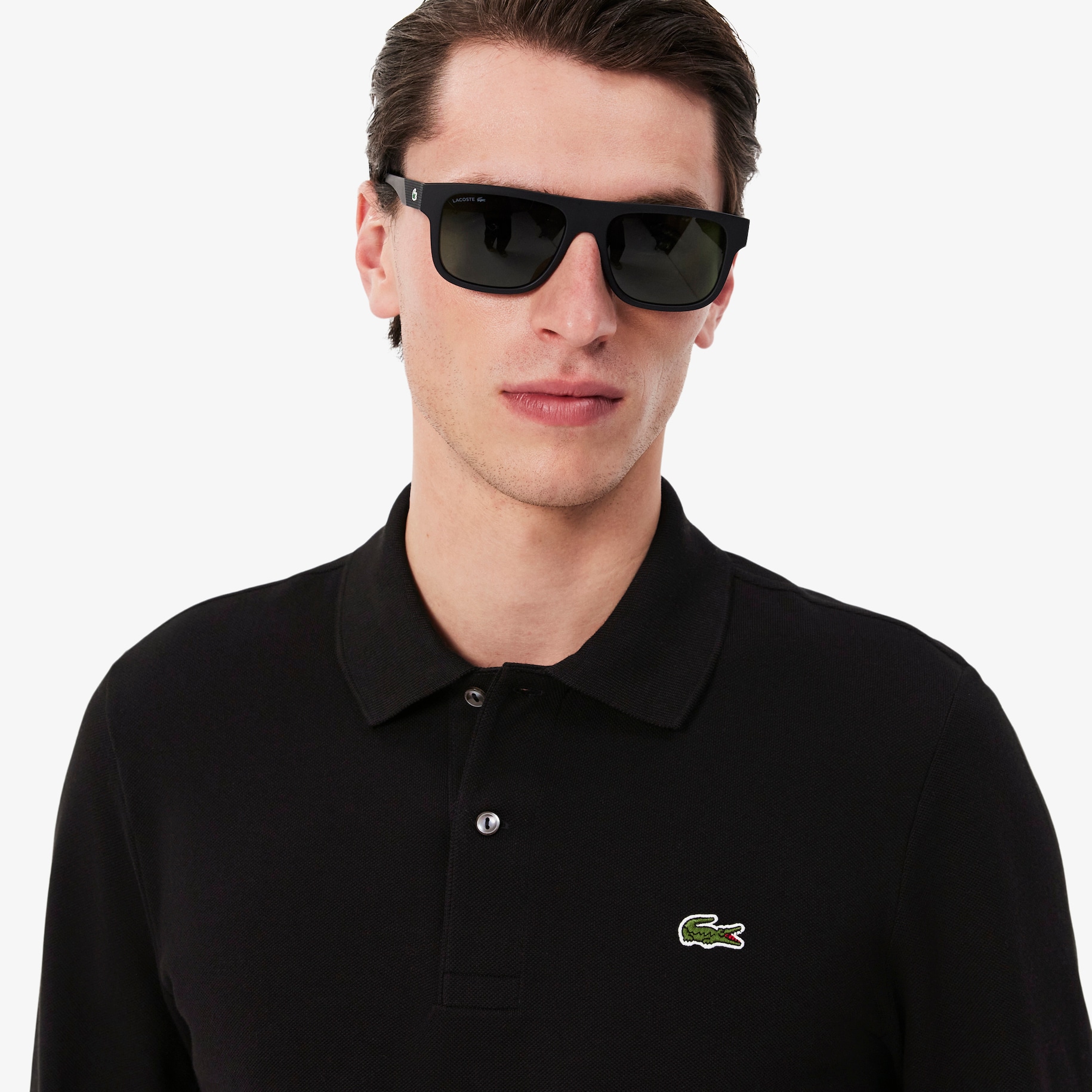Classic Fit Long Sleeved L.12.12 Polo Shirt image number 1