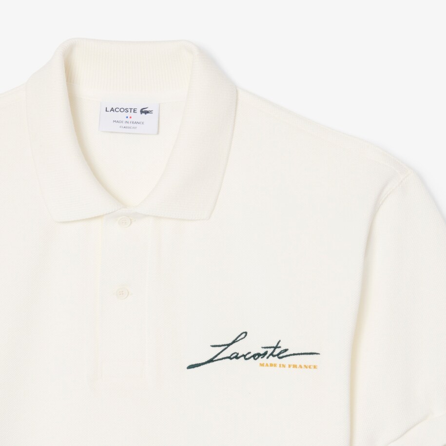 Classic Fit French Made Piqu&eacute; Polo Shirt image number 4