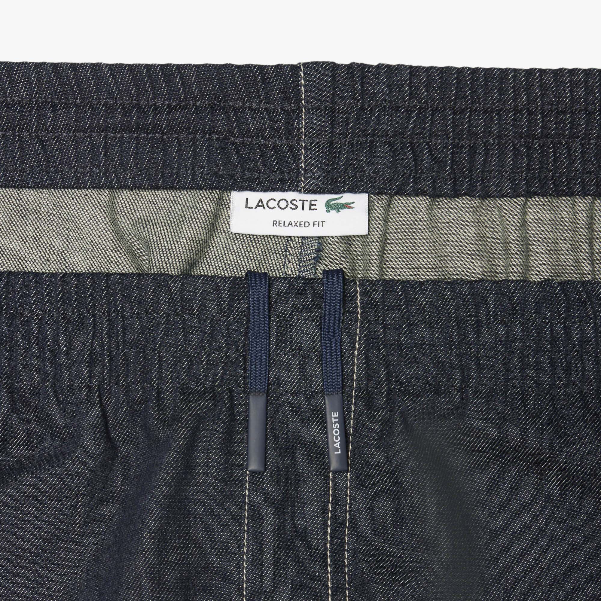 Relaxed Fit Elasticated Waist Denim Pants image number 5