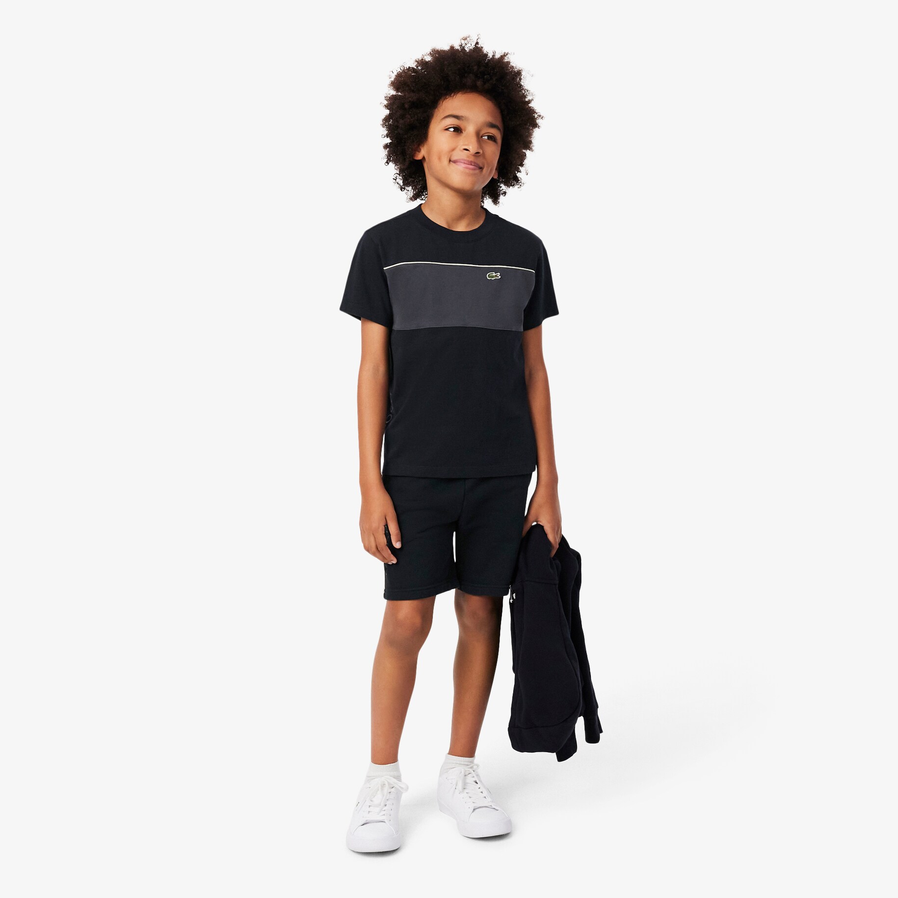 Colour-Block Fleece Shorts image number 0