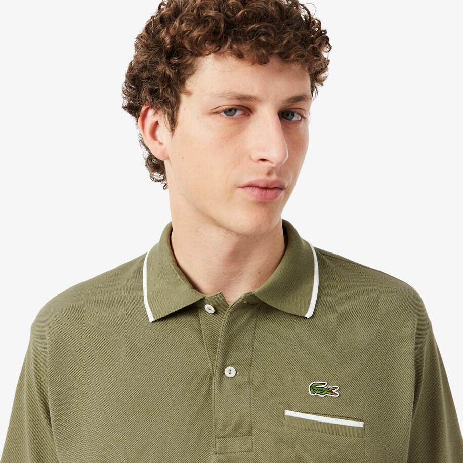 Classic Fit Pocket Accent L.12.12 Polo Shirt image number 1