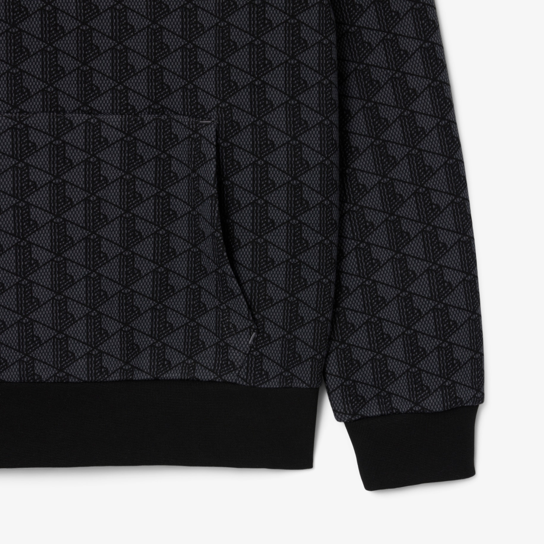 Monogram fleece hoodie image number 5