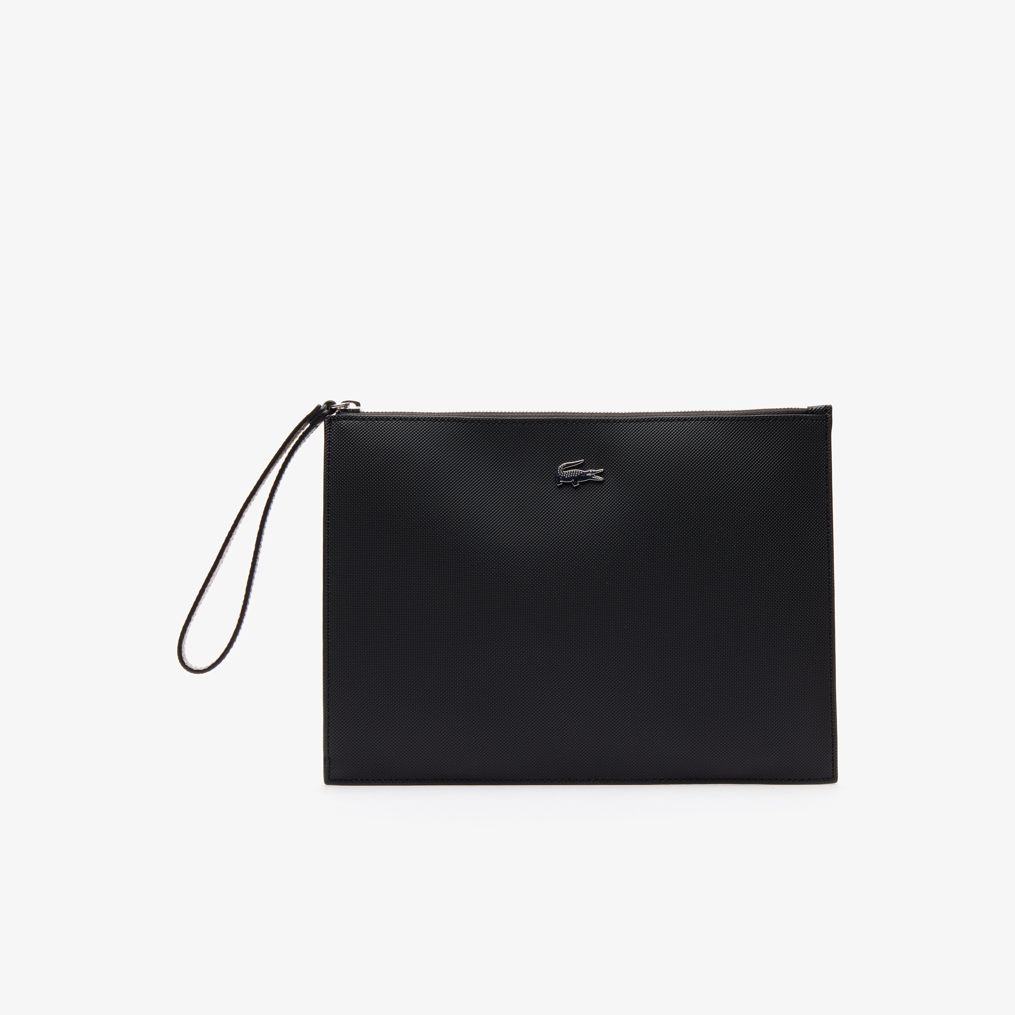 Unisex Anna Coated Piqué Canvas Zip Clutch image number 1