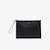 Unisex Anna Coated Piqué Canvas Zip Clutch image number 1
