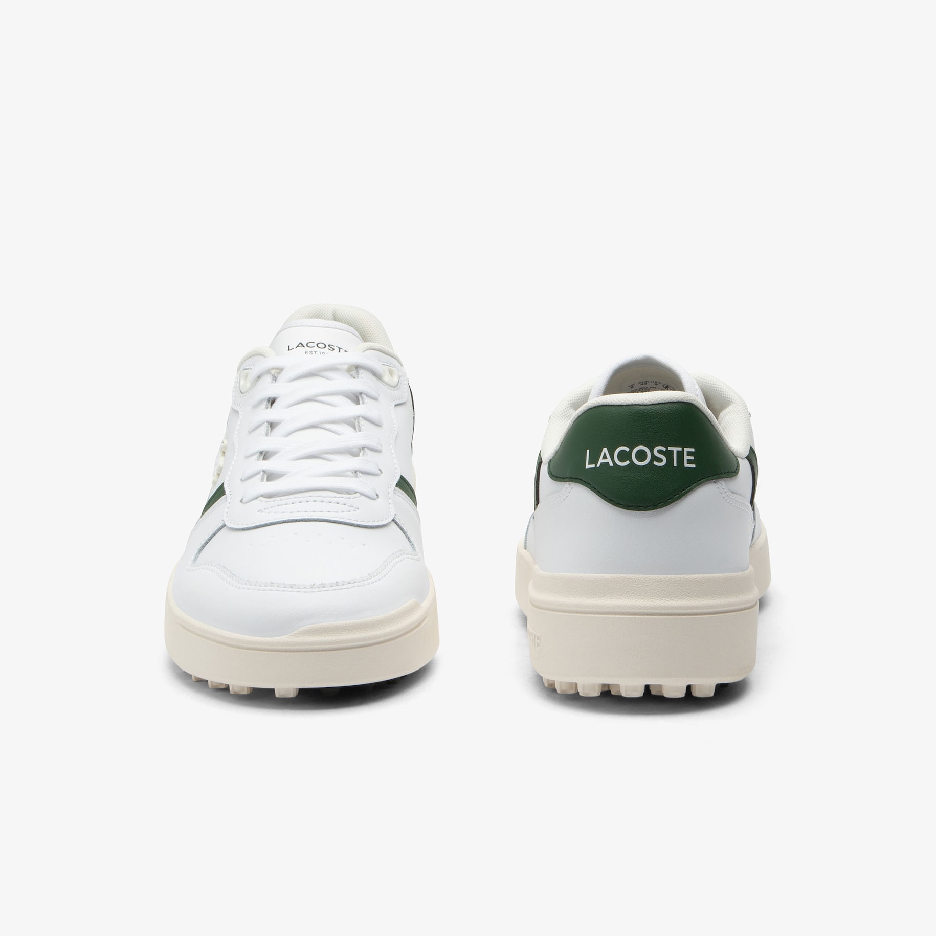 Men's T-Clip Golf Leather Golf Shoes image number 4