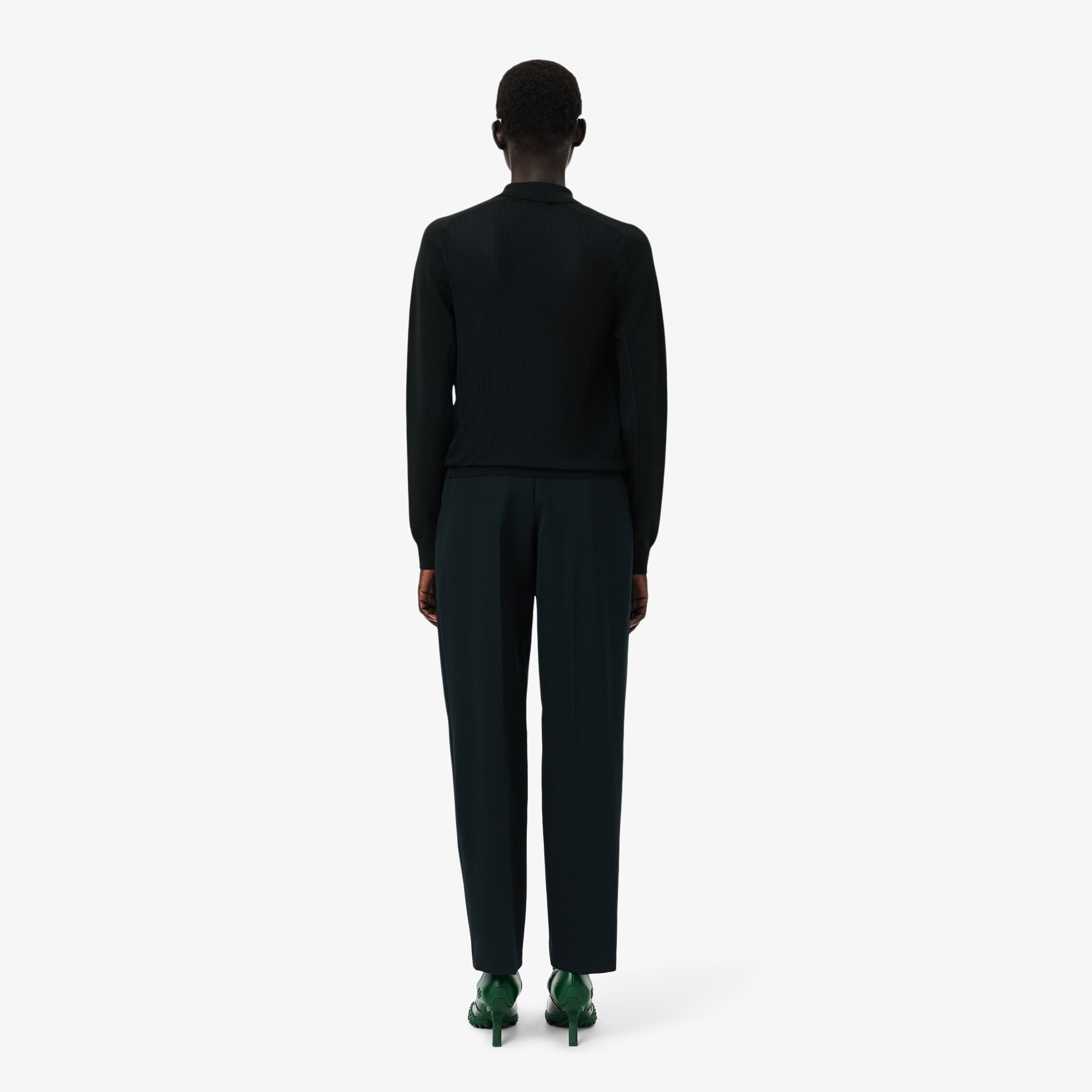 Runway Straight Fit Tailored Wool Pants image number 2