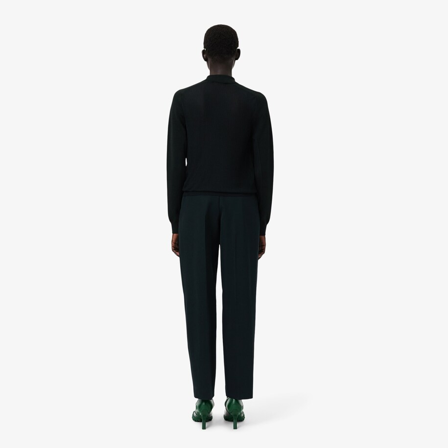 Runway Straight Fit Tailored Wool Pants image number 2