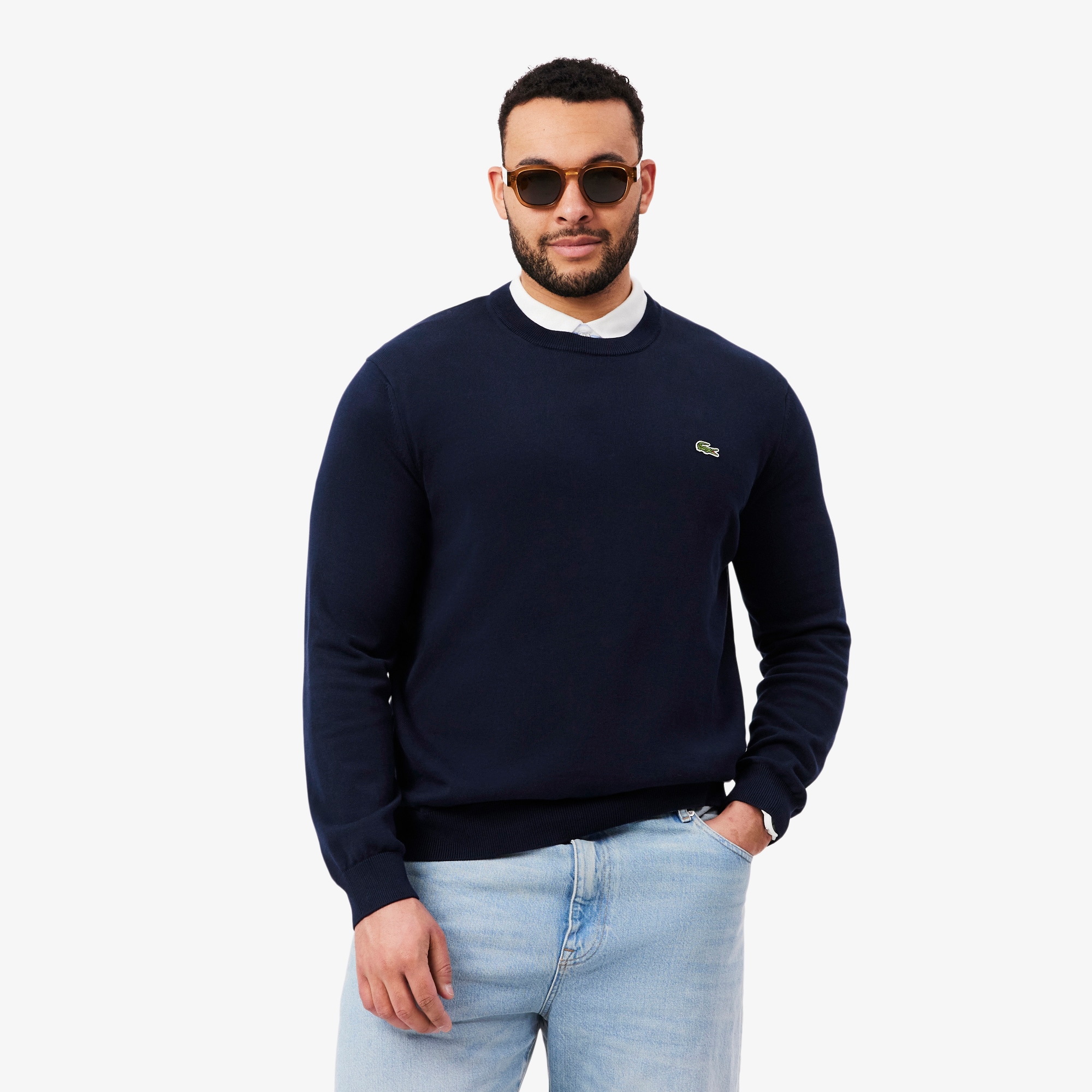Men's Organic Cotton Crew Neck Sweater image number 8