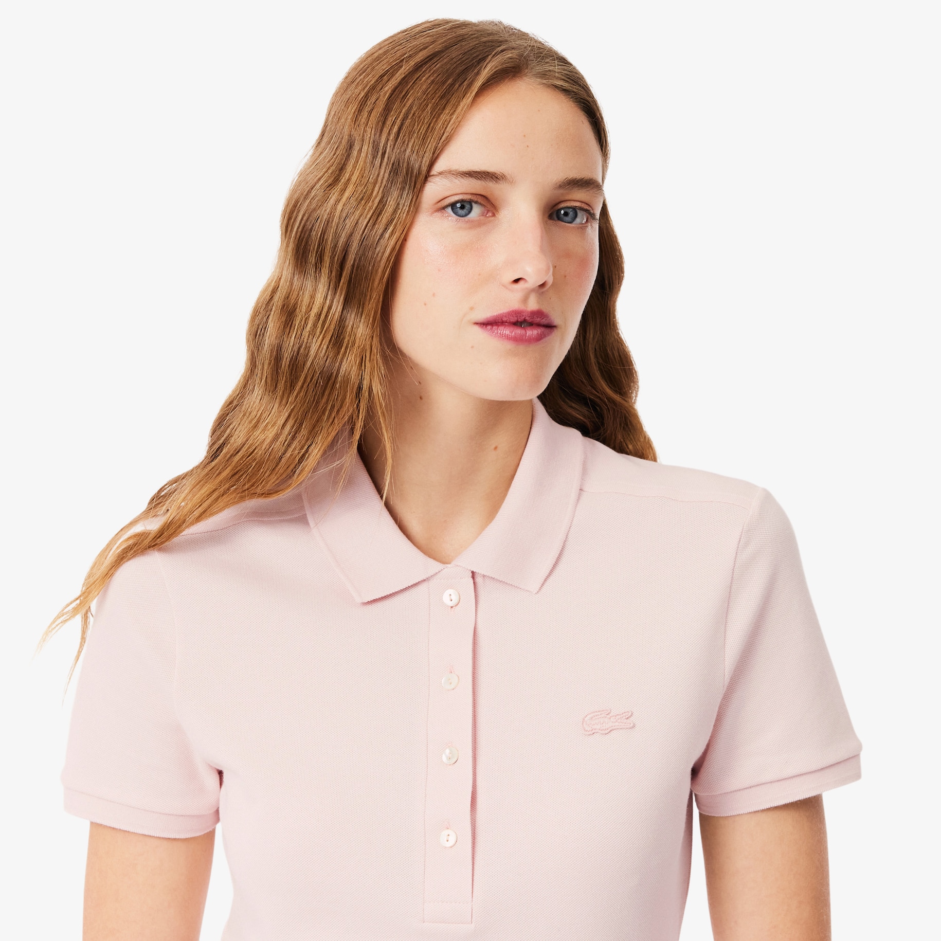 Slim Fit Stretch Mini Piqu&eacute; Polo Dress image number 1