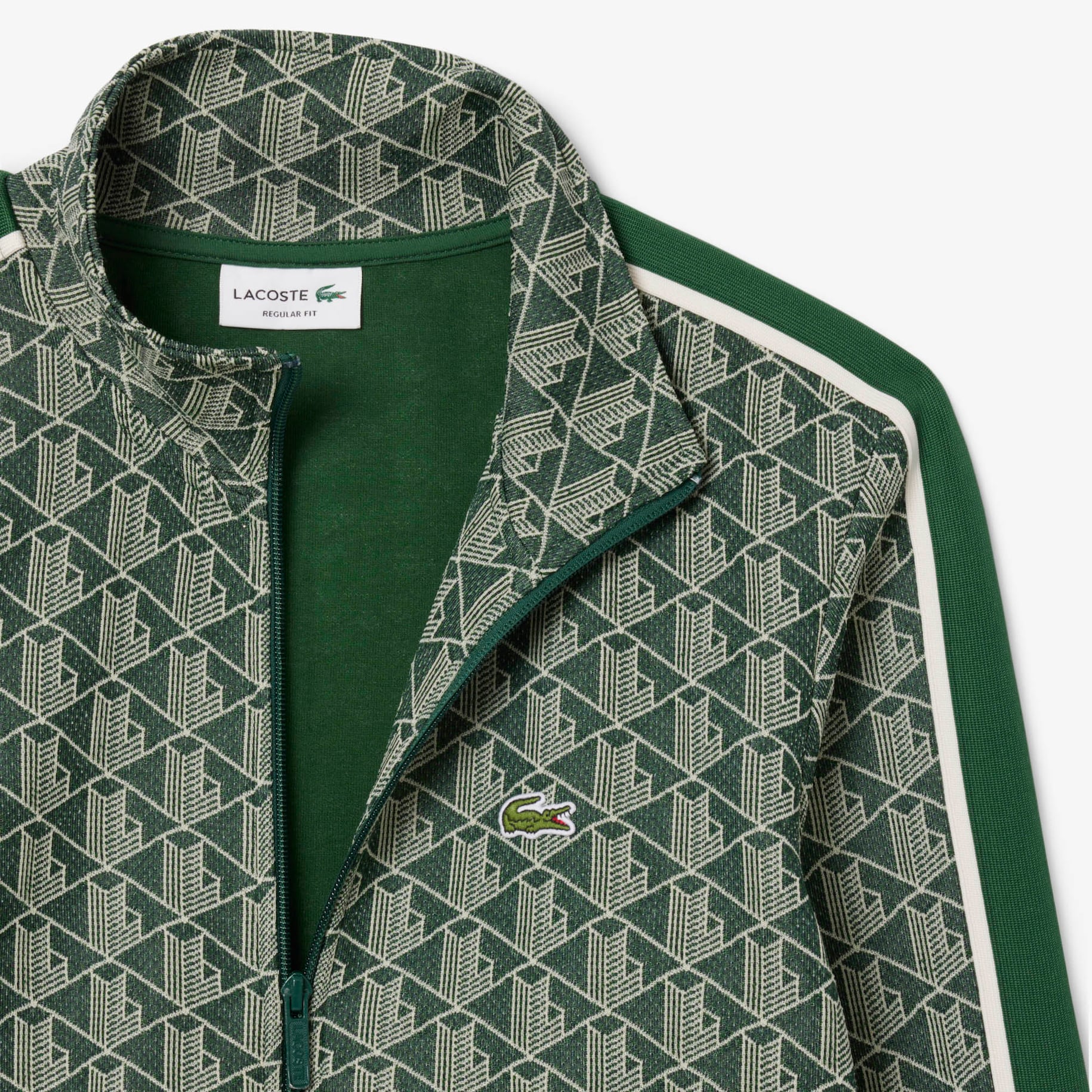 Paris Jacquard Monogram Zipped Sweatshirt image number 4