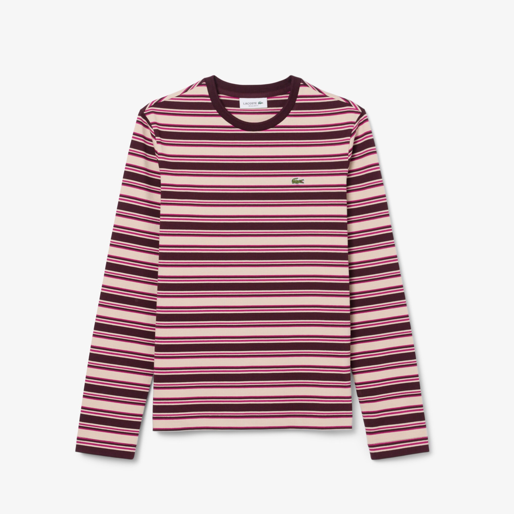 Long Sleeved Striped Jersey T-shirt image number 3