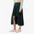 Long Asymmetric Pleated Jersey Skirt image number 1