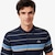 Regular Fit Ultra Dry Striped Golf Polo Shirt image number 1