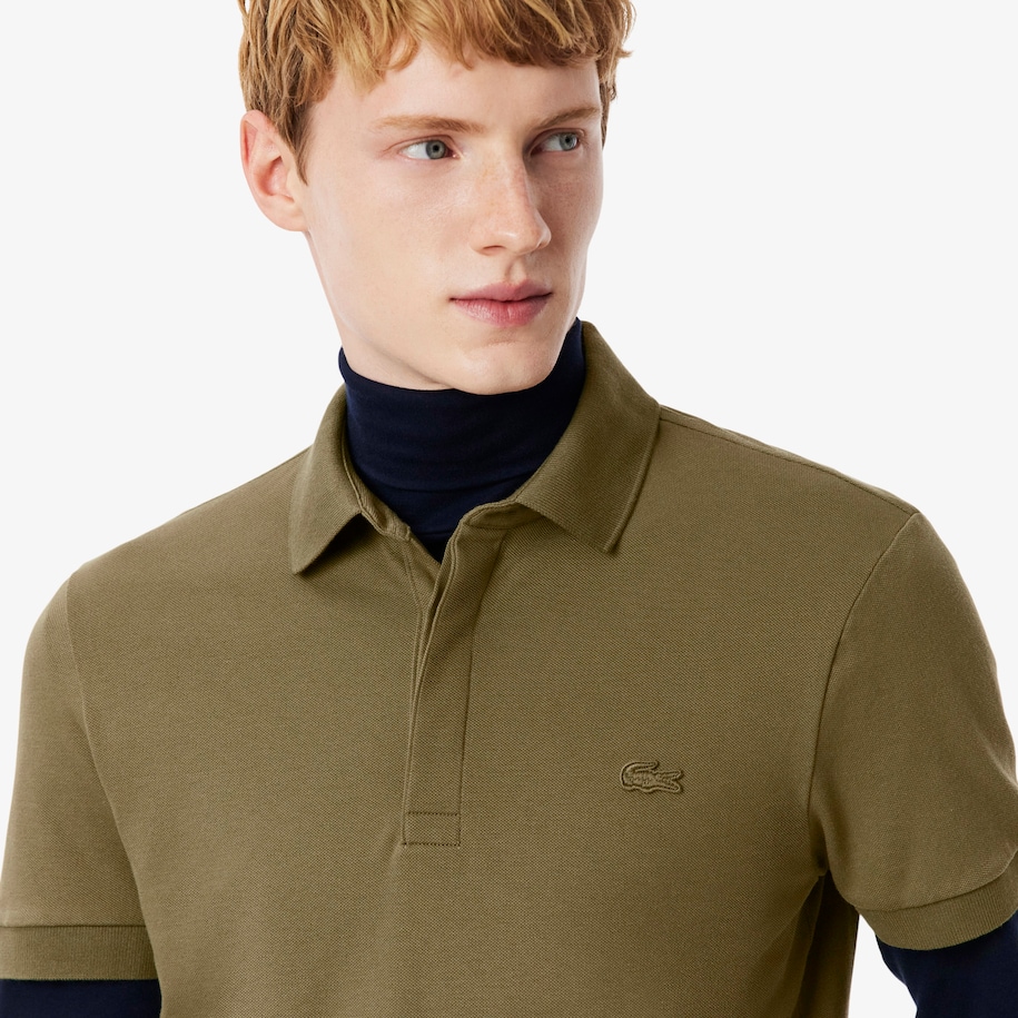 Regular Fit Paris Stretch Piqué Polo Shirt image number 1