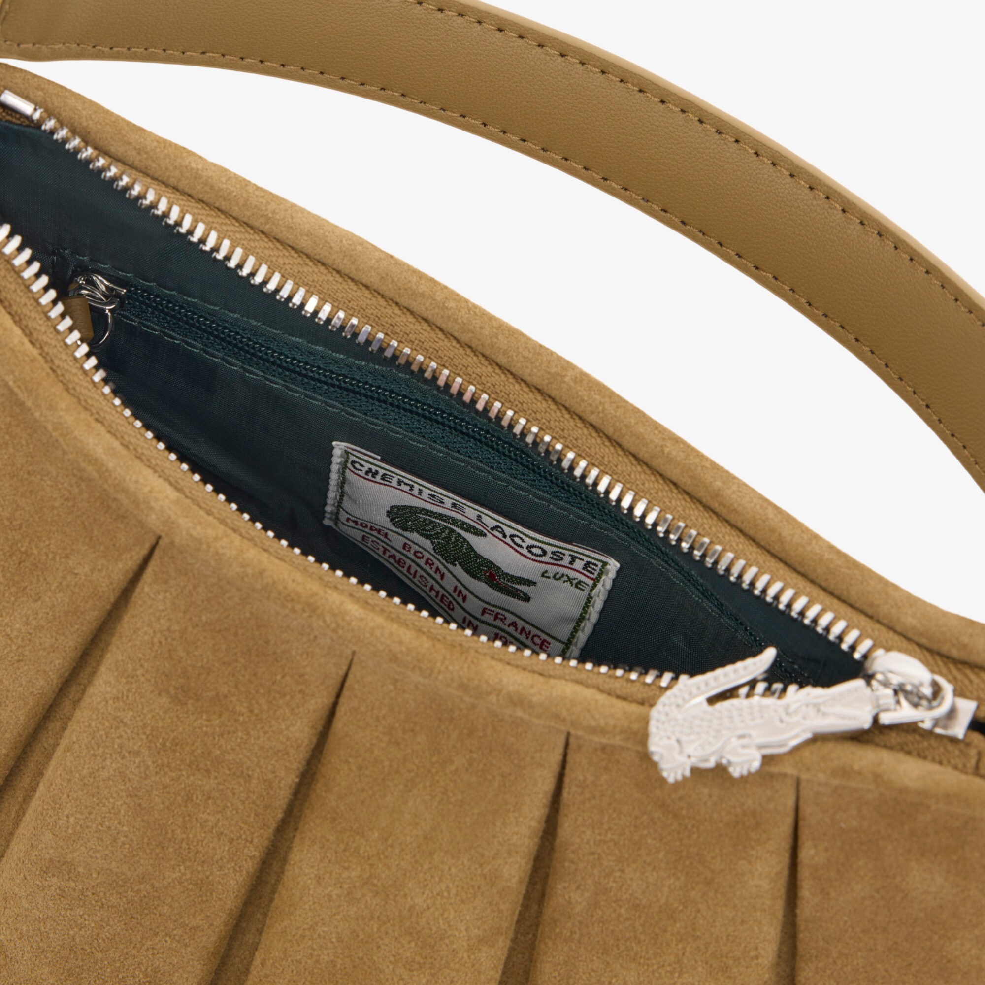 Small Lenglen Suede Leather Purse image number 3