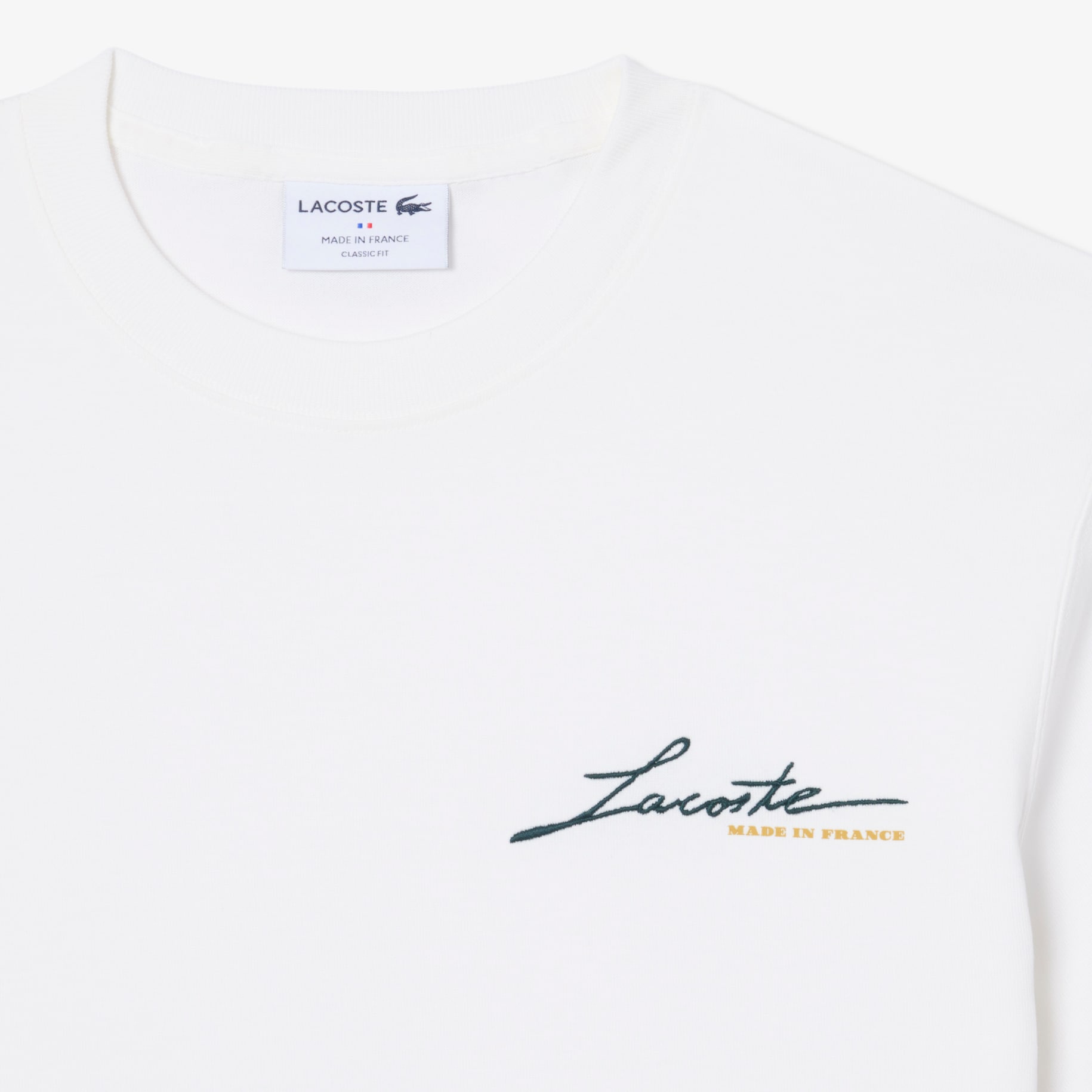 French Made Signature Embroidery T-shirt image number 4