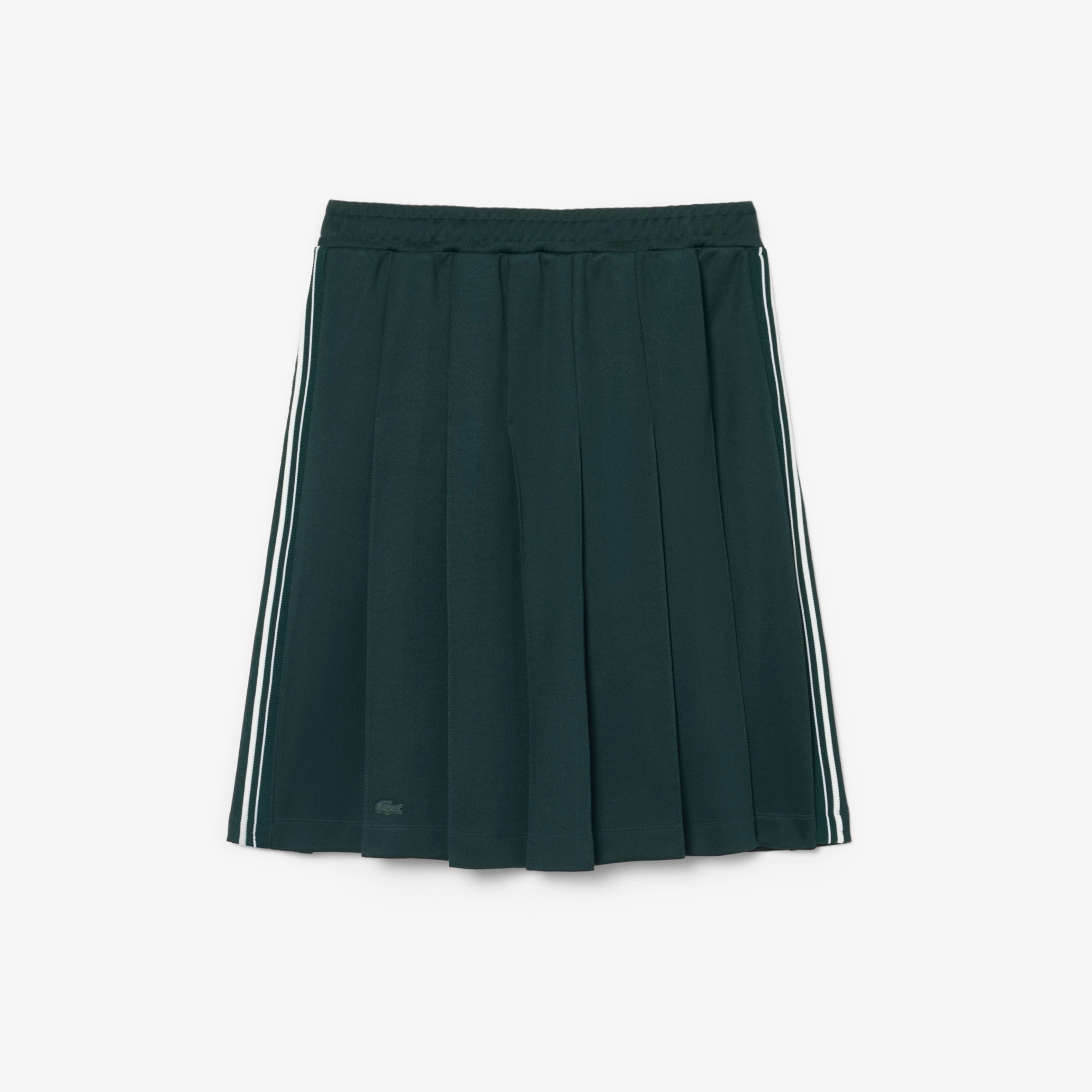 Pleated Interlock Piqu&eacute; Skirt image number 3