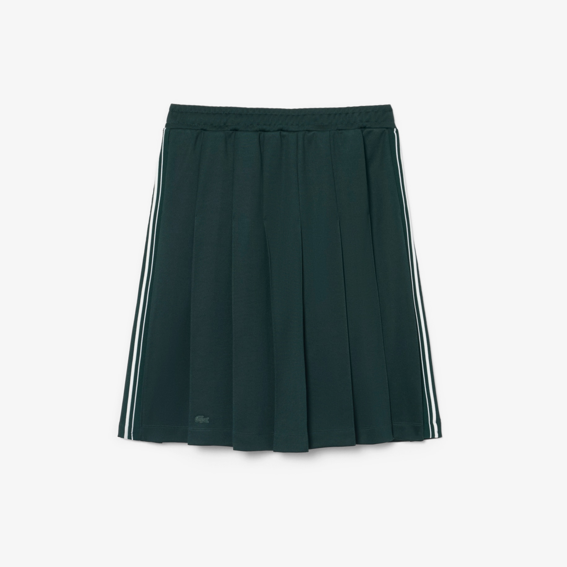 Pleated Interlock Piqu&eacute; Skirt image number 3