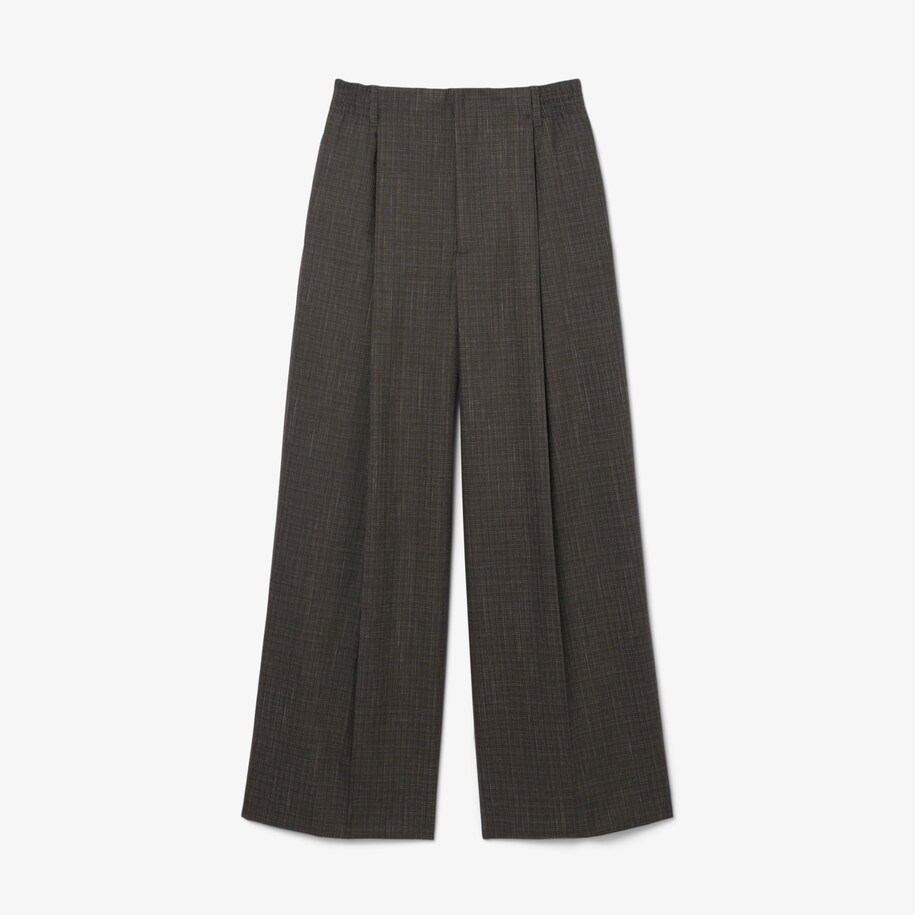 Runway Oversized Tailored Wool Pants image number 3