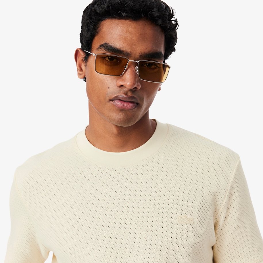 Lacy Cotton T-shirt image number 1